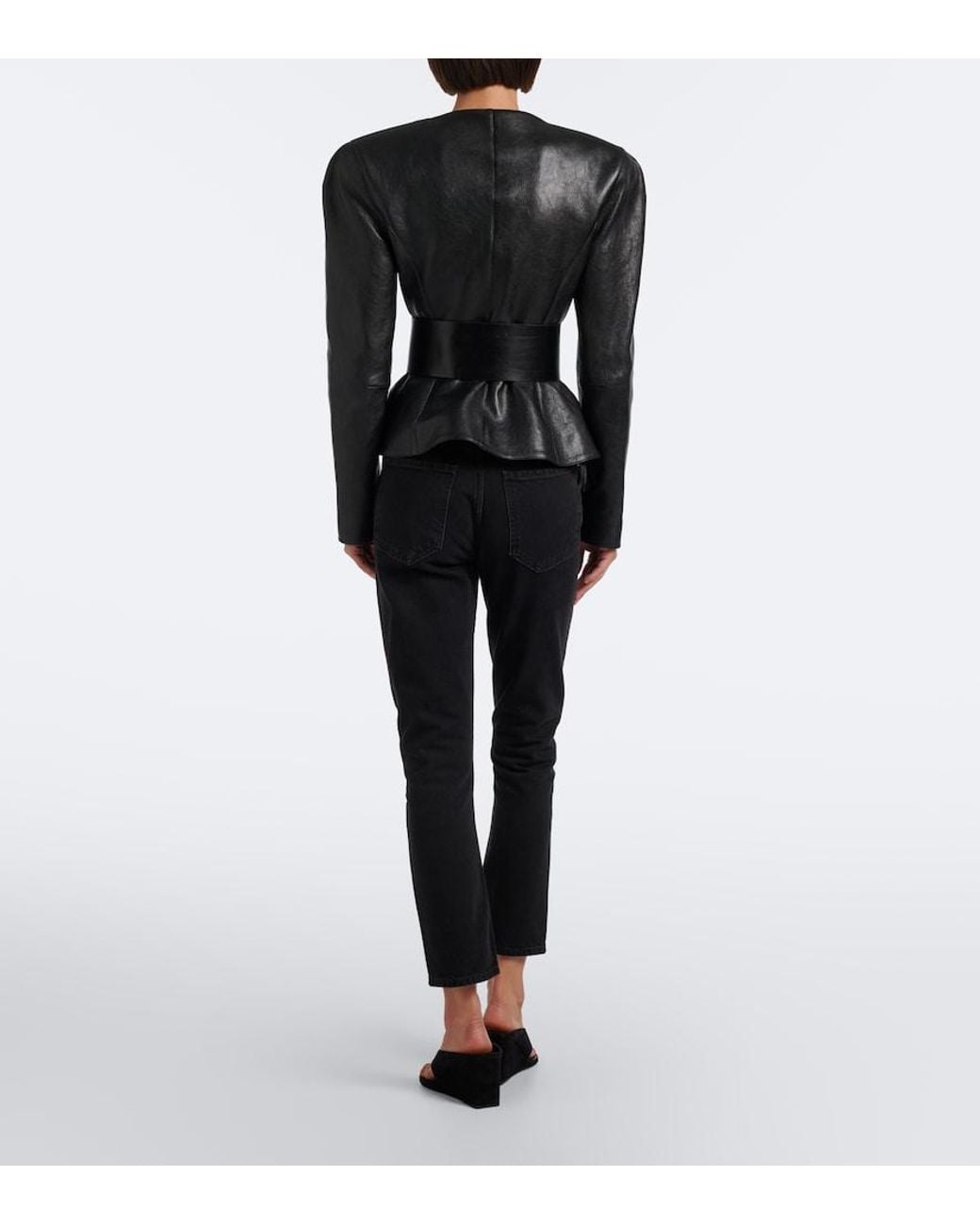 Agolde Black Slim Jeans