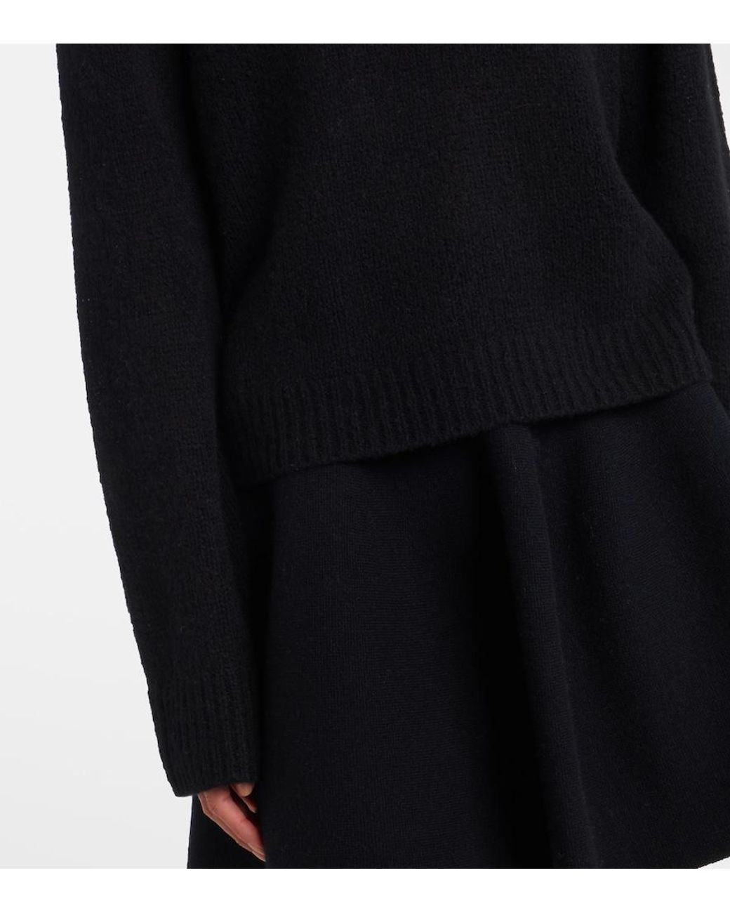 Lisa Yang Black Solene Cashmere And Silk Sweater