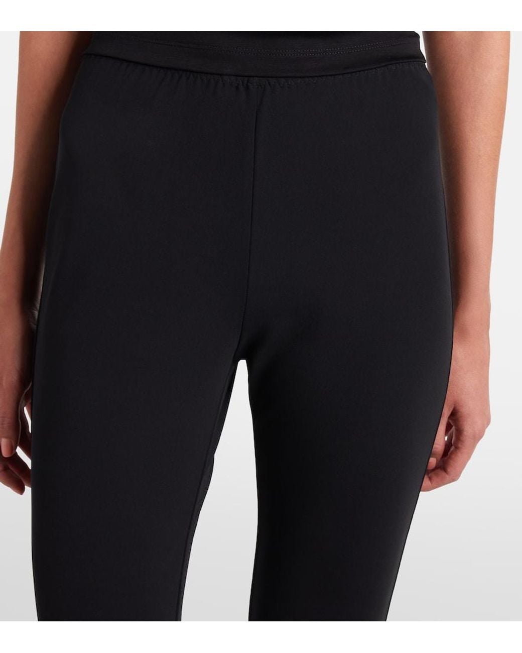 Gucci Black Crepe Jersey Slim Pants