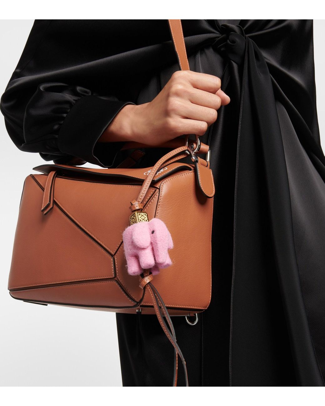 Loewe Elephant Bag Charm in Pink | Lyst