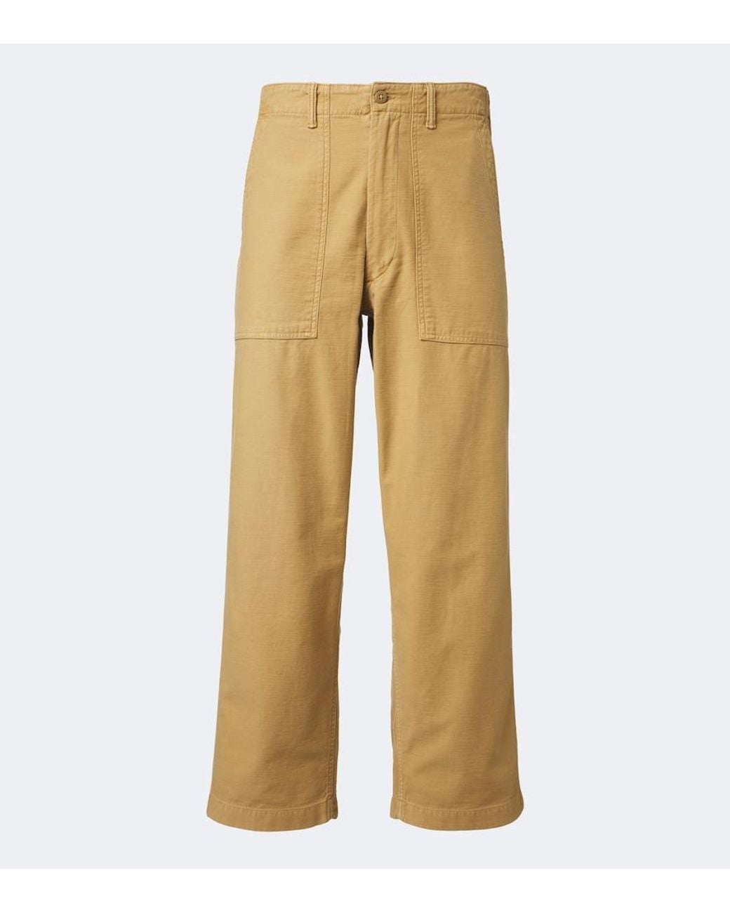 Polo Ralph Lauren Natural Wide-Leg Cotton Pants for men
