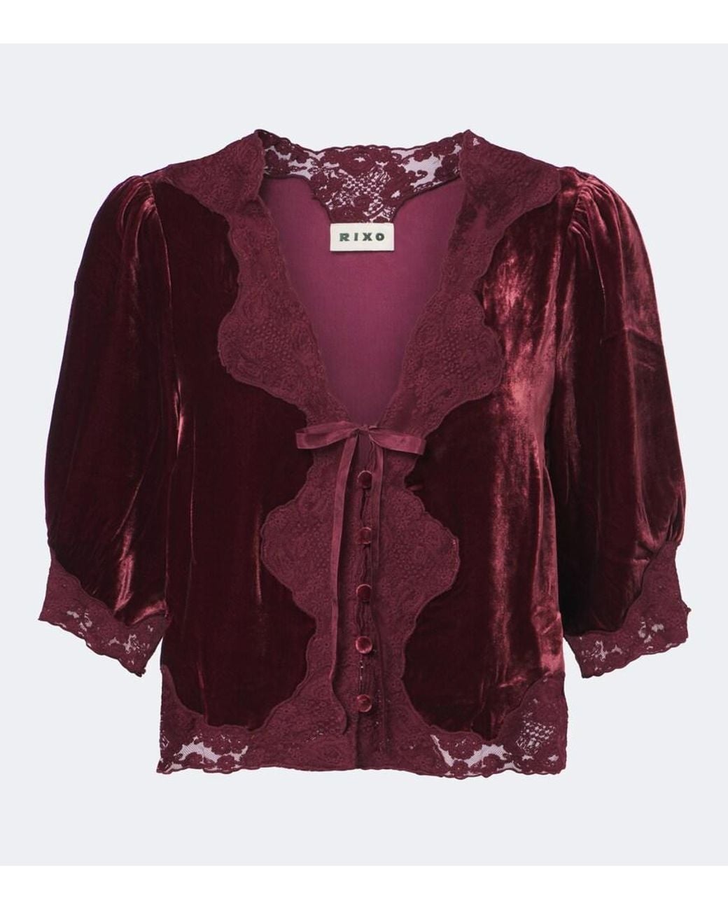 Top Ursula di Rixo in Red
