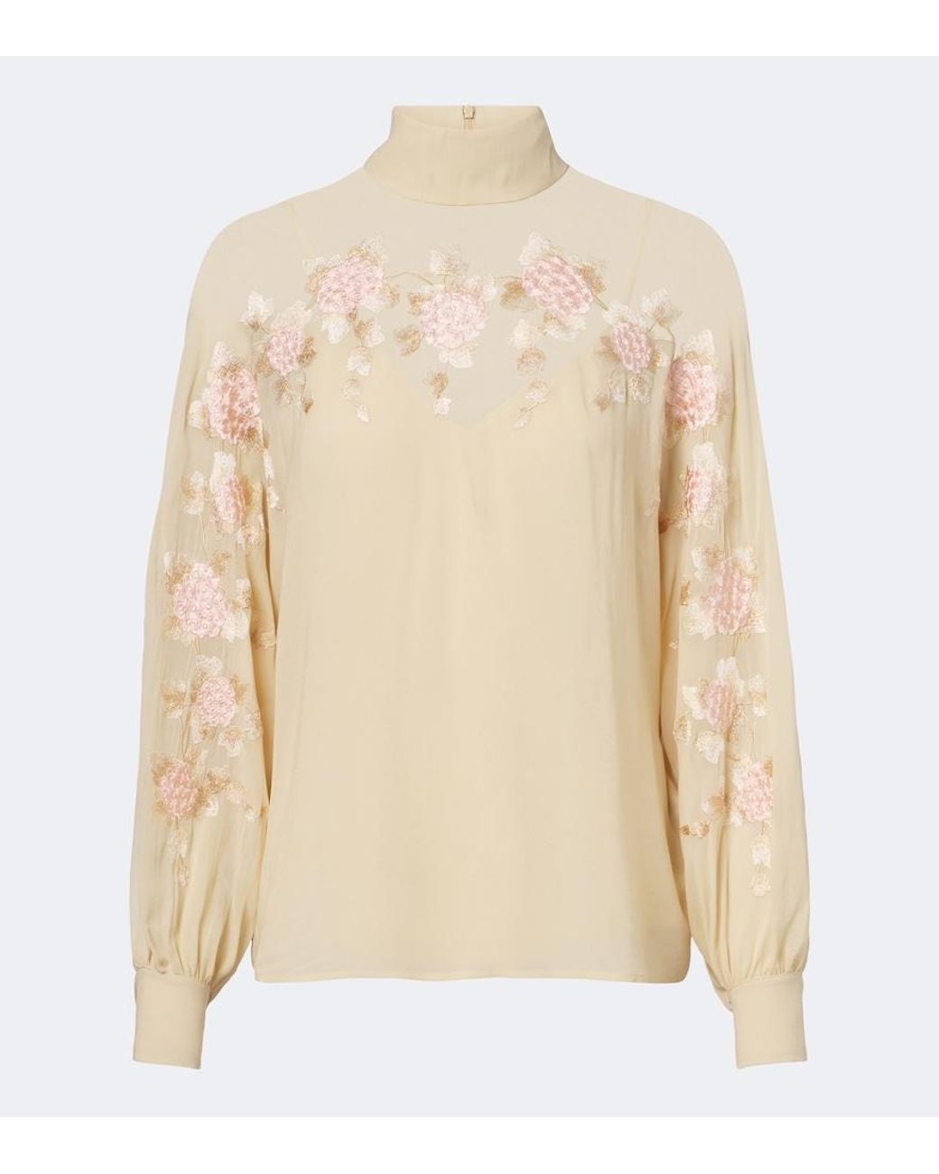 Zimmermann Natural Valiant Embroidered Blouse