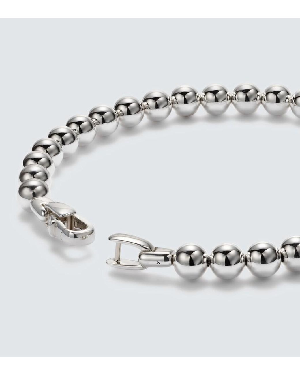 David Yurman Metallic Spiritual Beads Sterling Bracelet for men