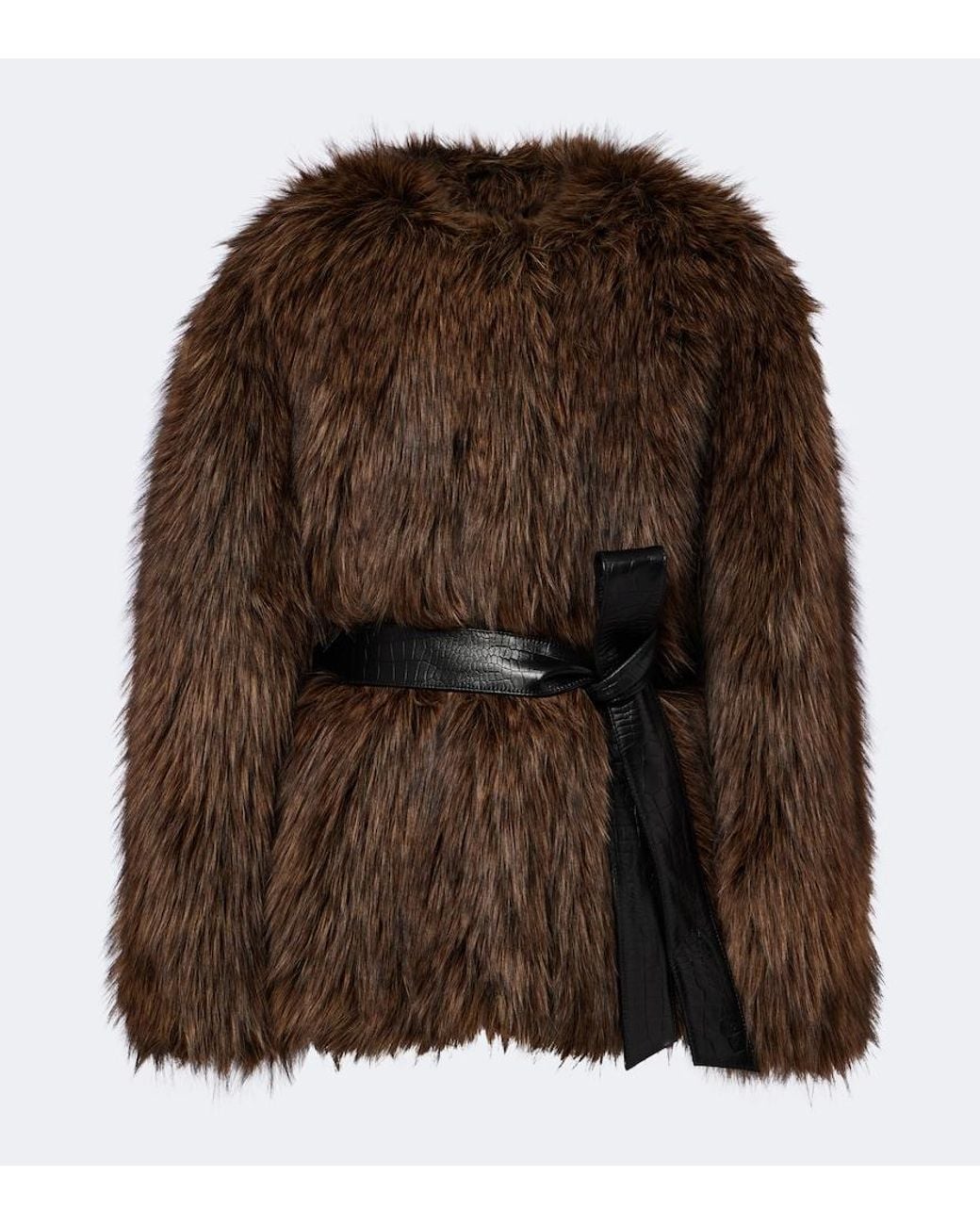 Magda Butrym Brown Belted Jacket