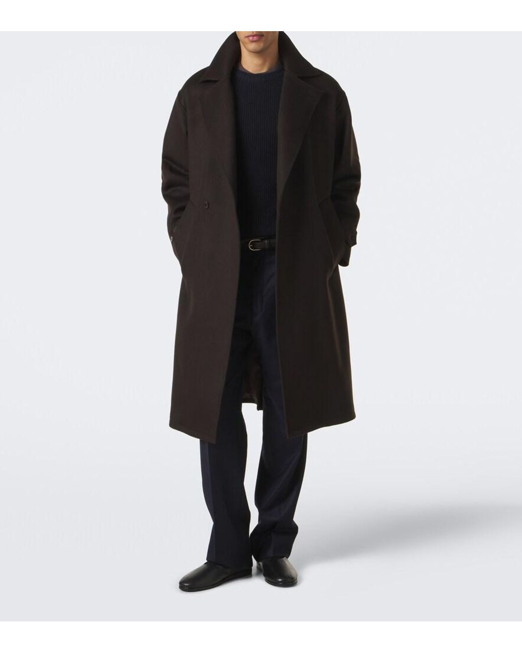 STÒFFA Blue Cashmere Sweater for men