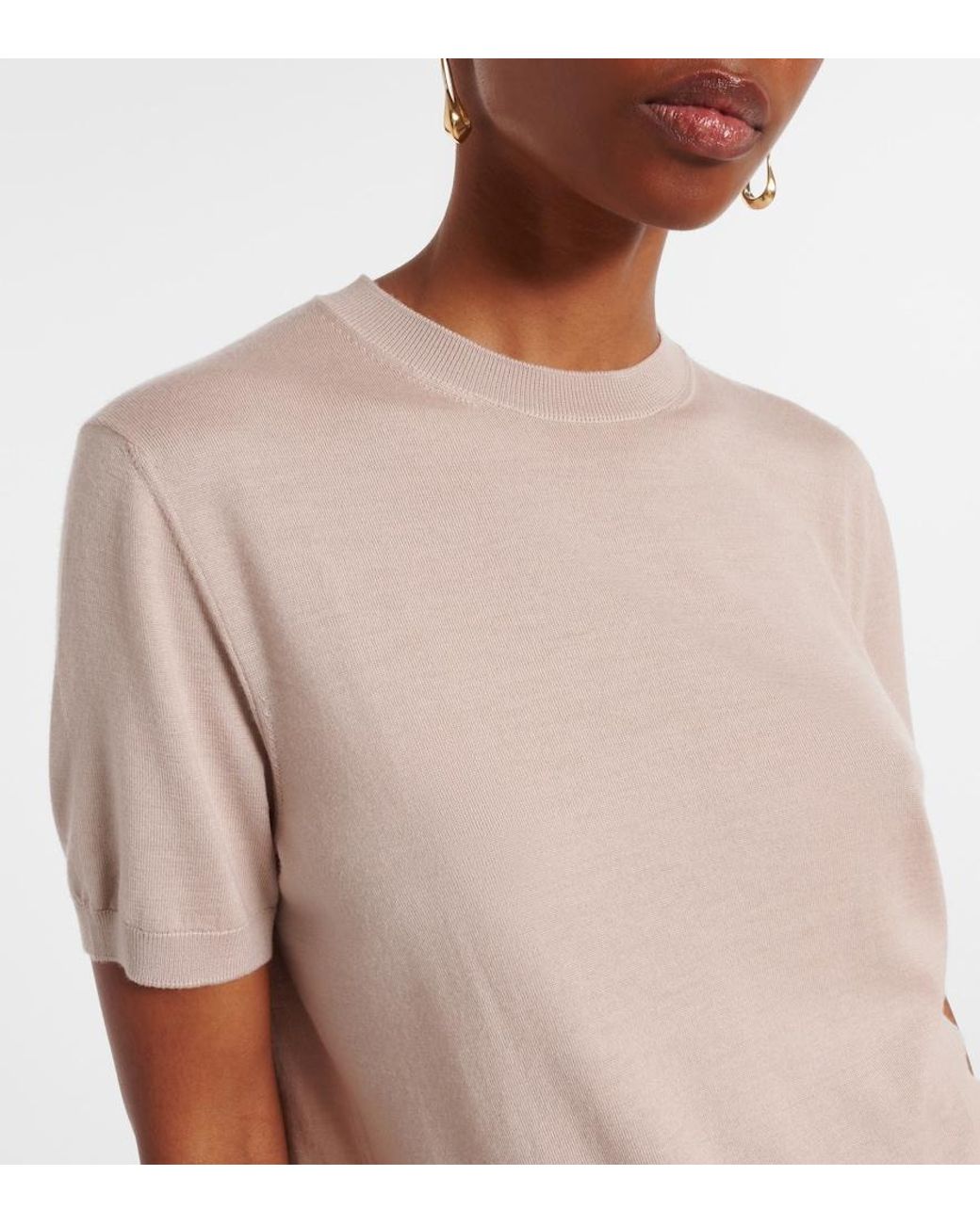 Loro Piana Natural Sottile Wool, Silk And Cashmere Sweater