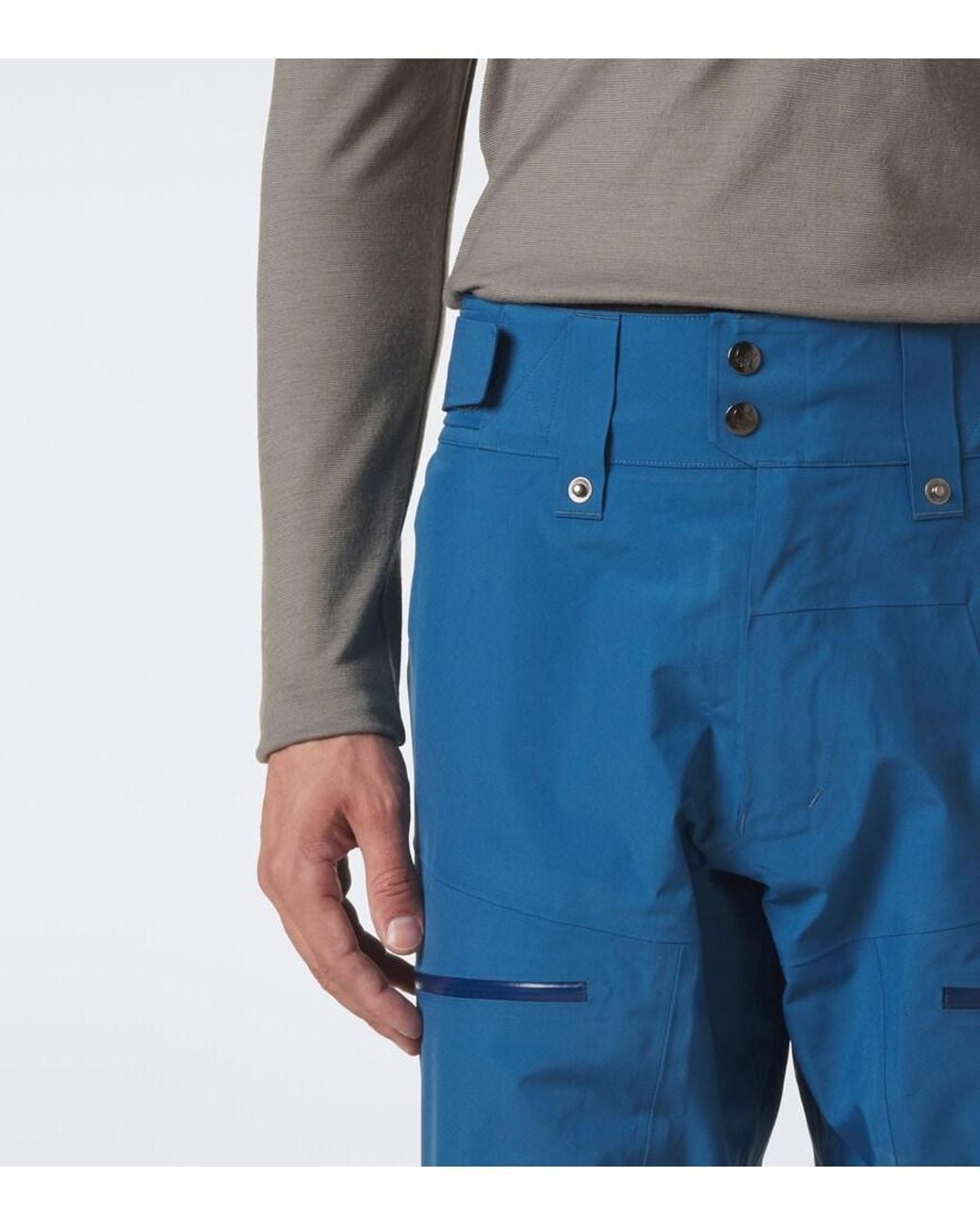 Norrona Blue Lofoten Gore-Tex Ski Pants for men