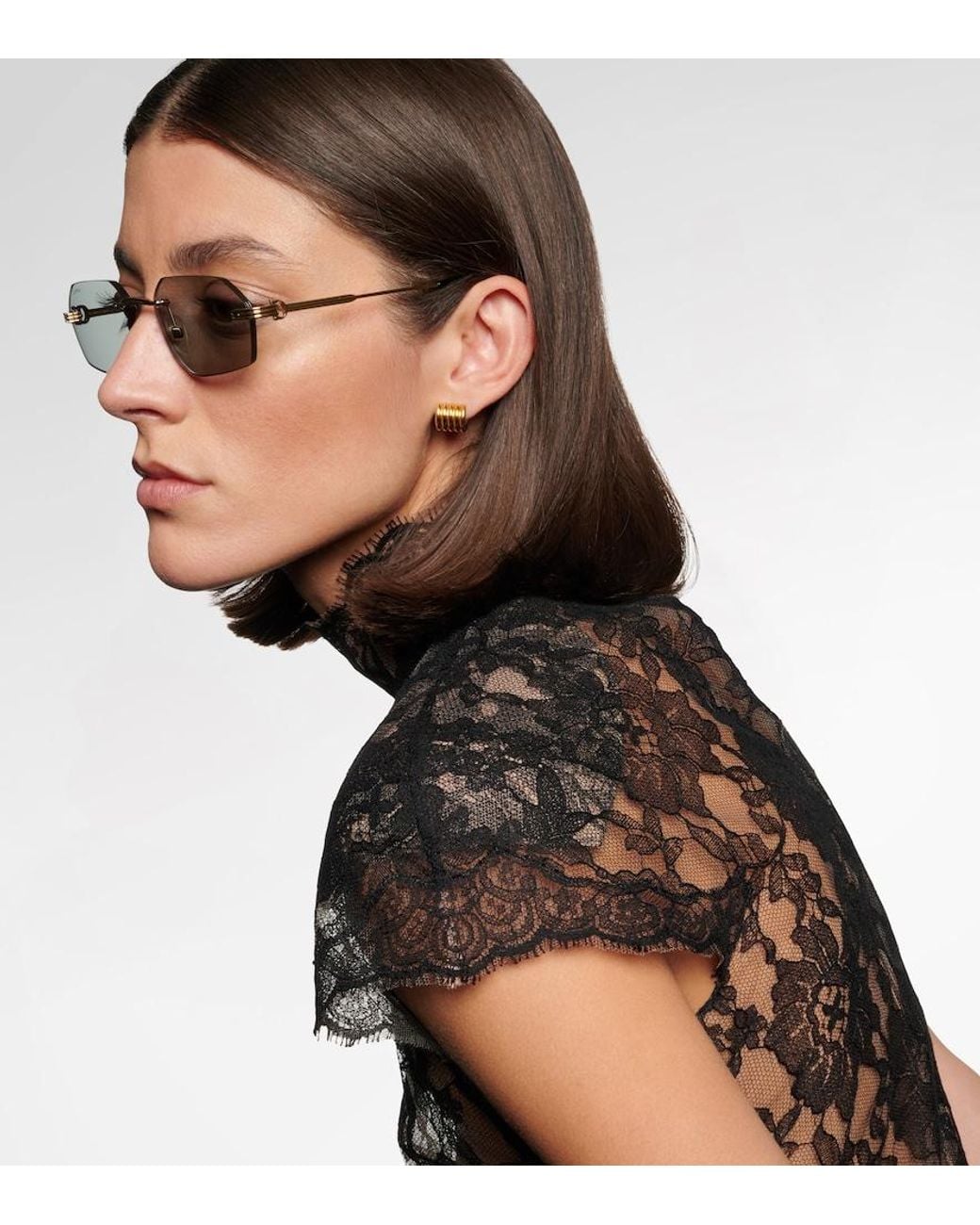Cartier Gray Premiere De Cartier Sunglasses