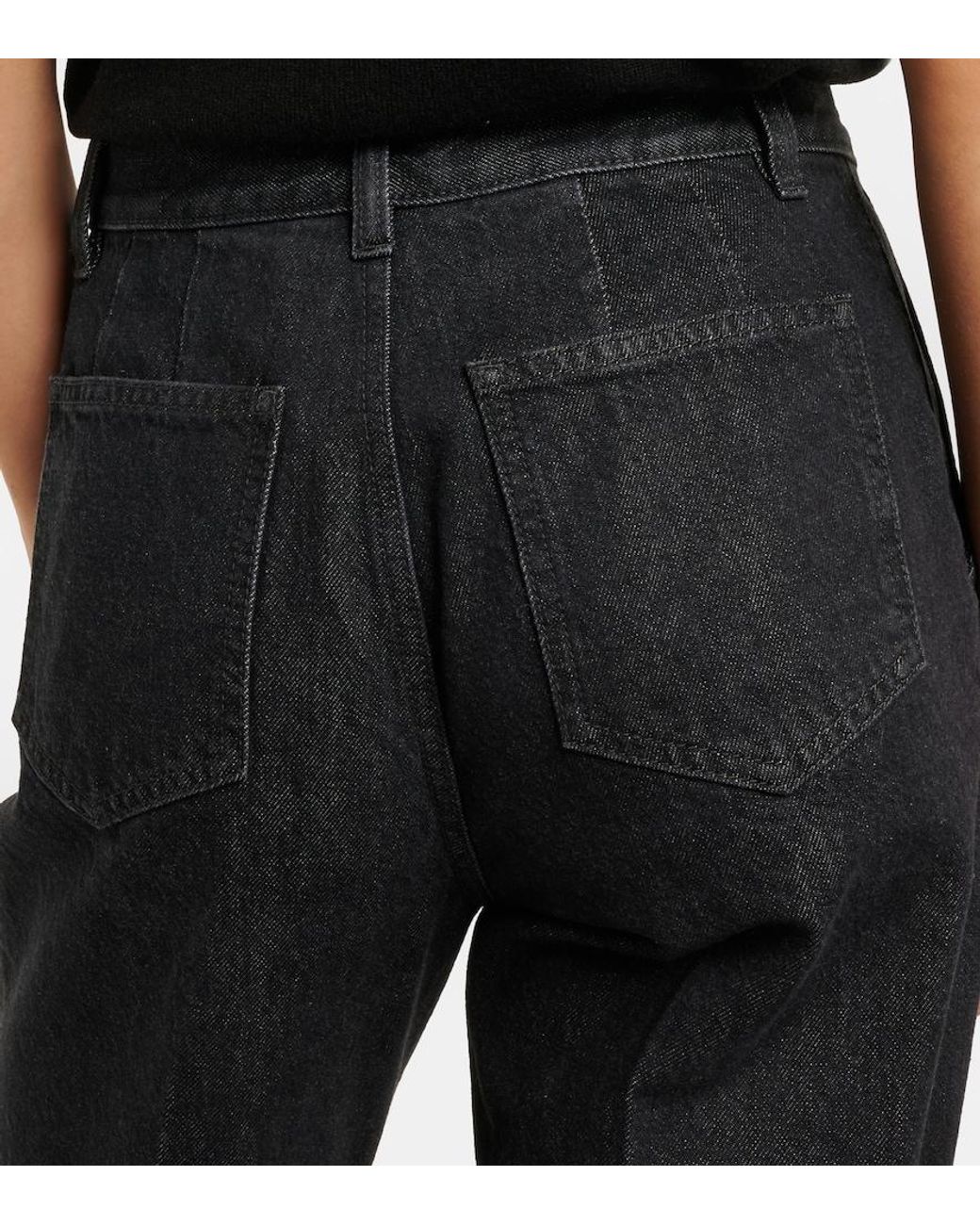 The Row Blue Vita Straight Jeans