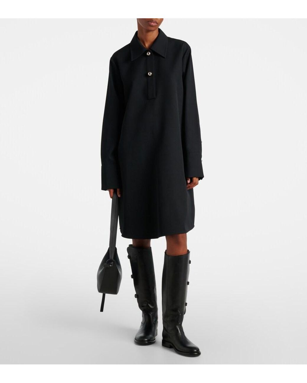 Paris Texas Black Montana Leather Knee-High Boots