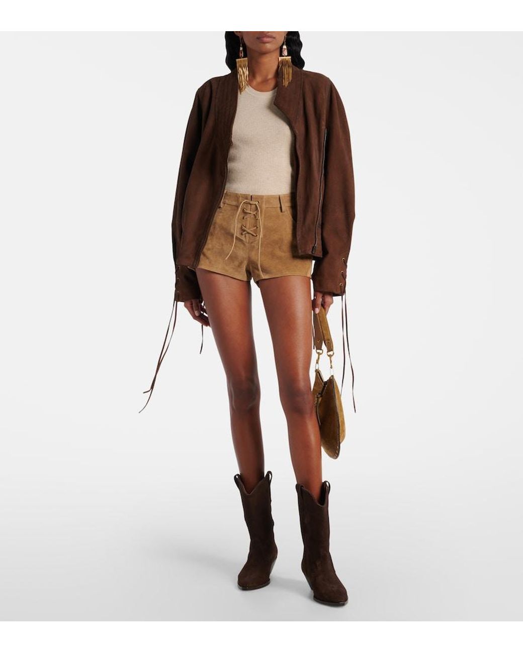 Isabel Marant Brown Duerto Suede Ankle Boots
