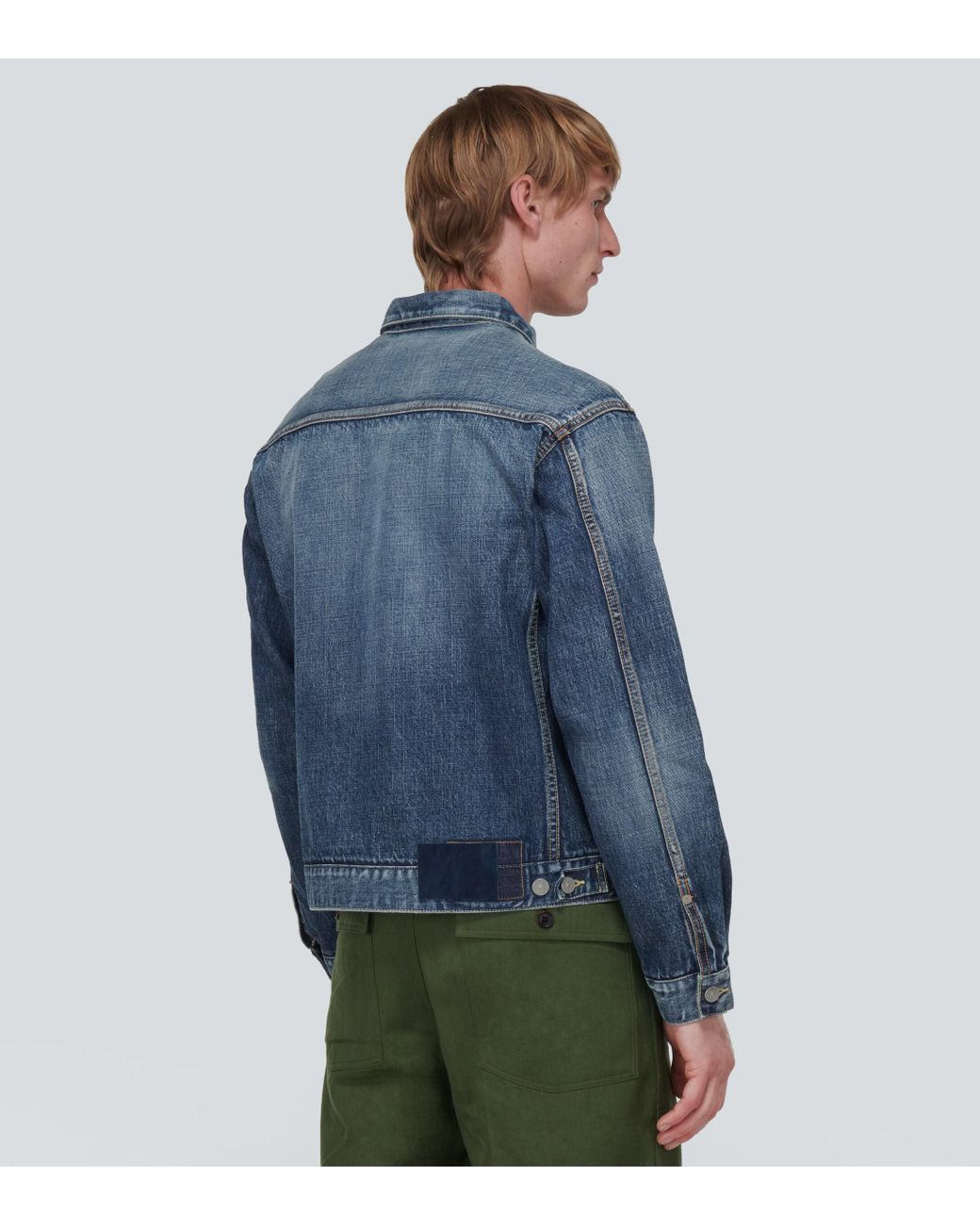 Visvim Distressed 101 Damaged Denim Jacket in Blue for Men | Lyst Canada