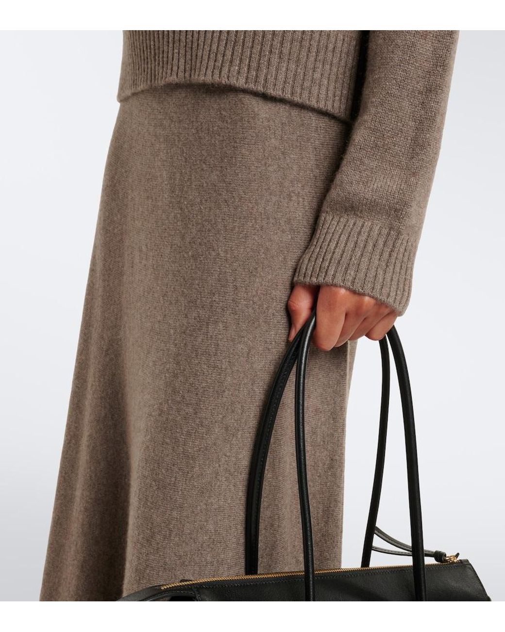 Lisa Yang Brown Mable Cashmere Sweater