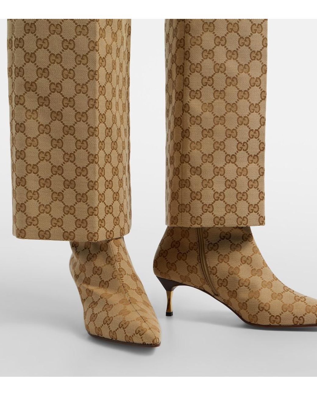 Pantaloni Flared di Gucci in Natural