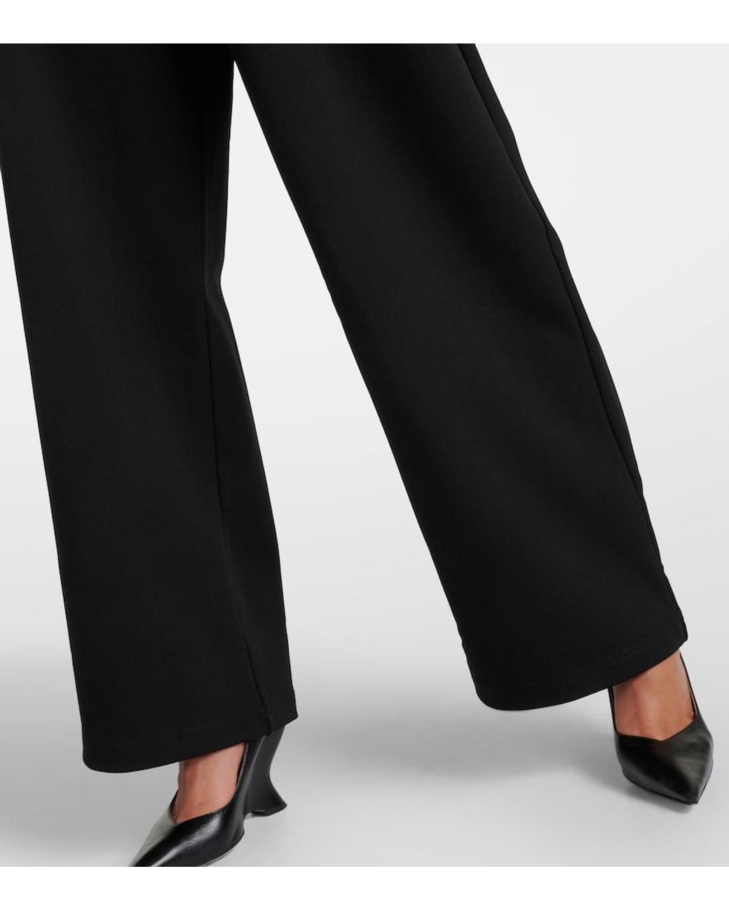 Wardrobe NYC Black Jersey Track Pants