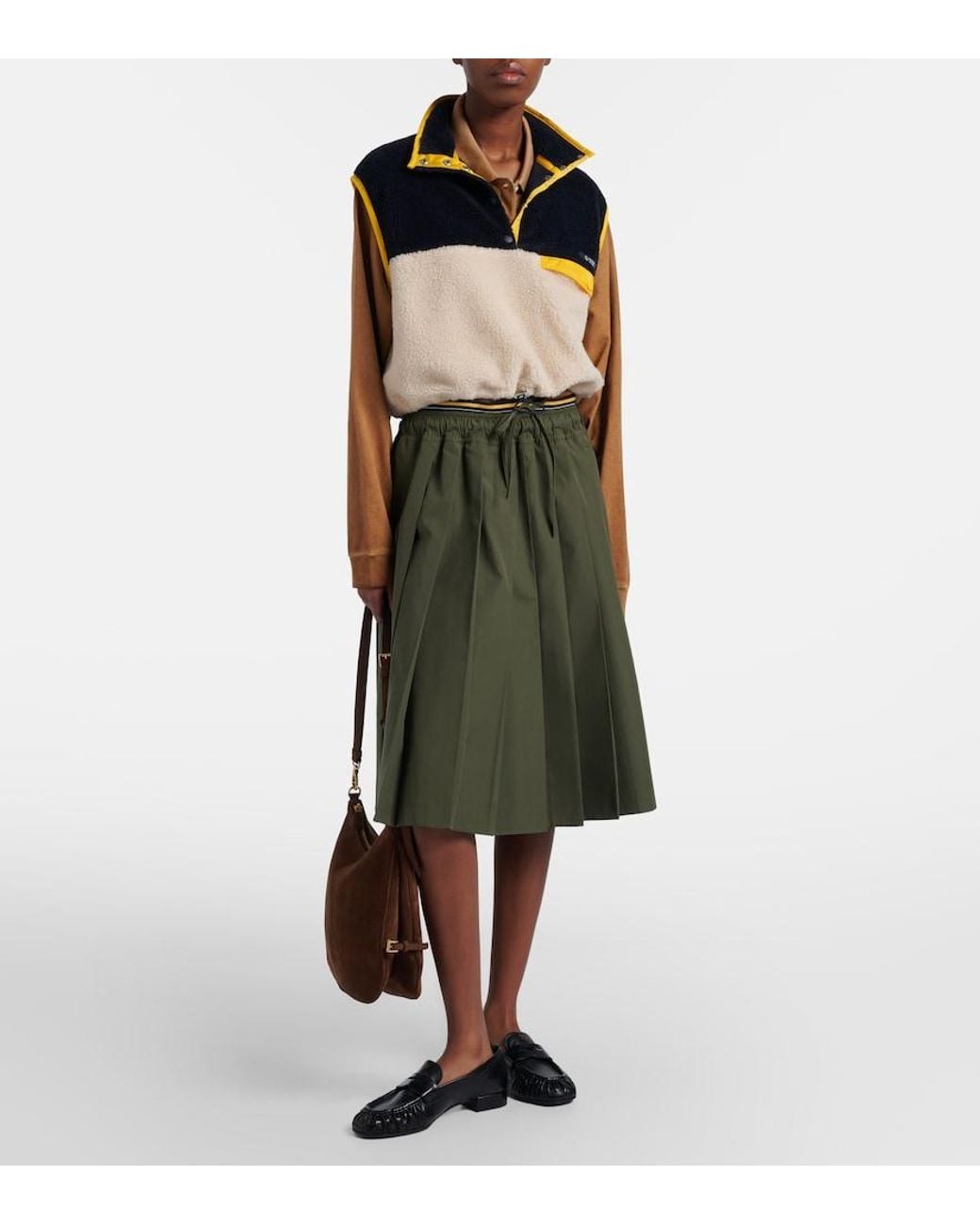 Prada Blue Cropped Teddy Vest