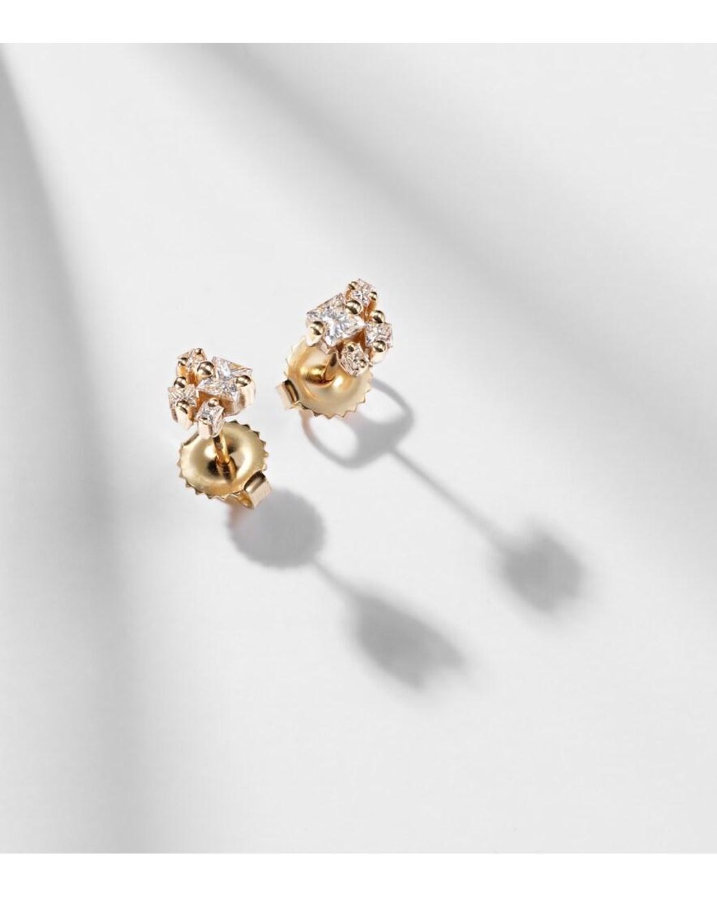 Suzanne Kalan White 18Kt Earrings With Diamonds