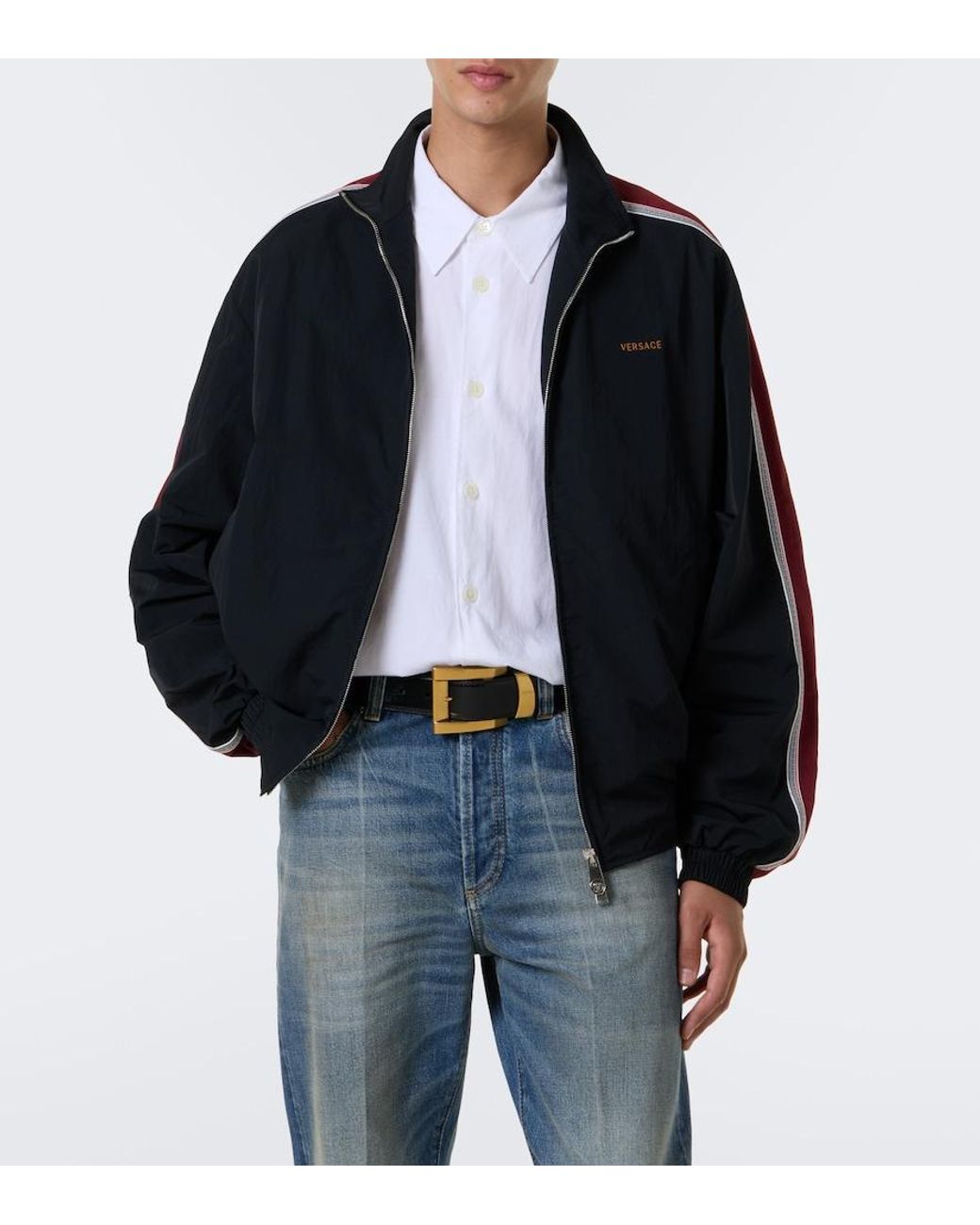 Versace Black Greca Jacket for men