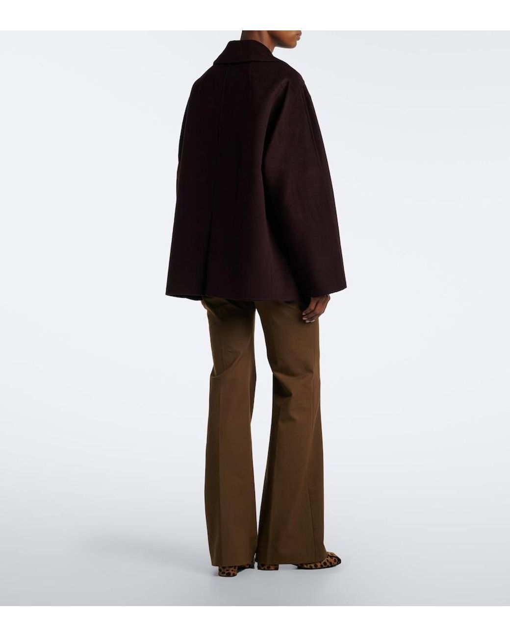 Joseph Brown Tafira Gabardine Flared Pants