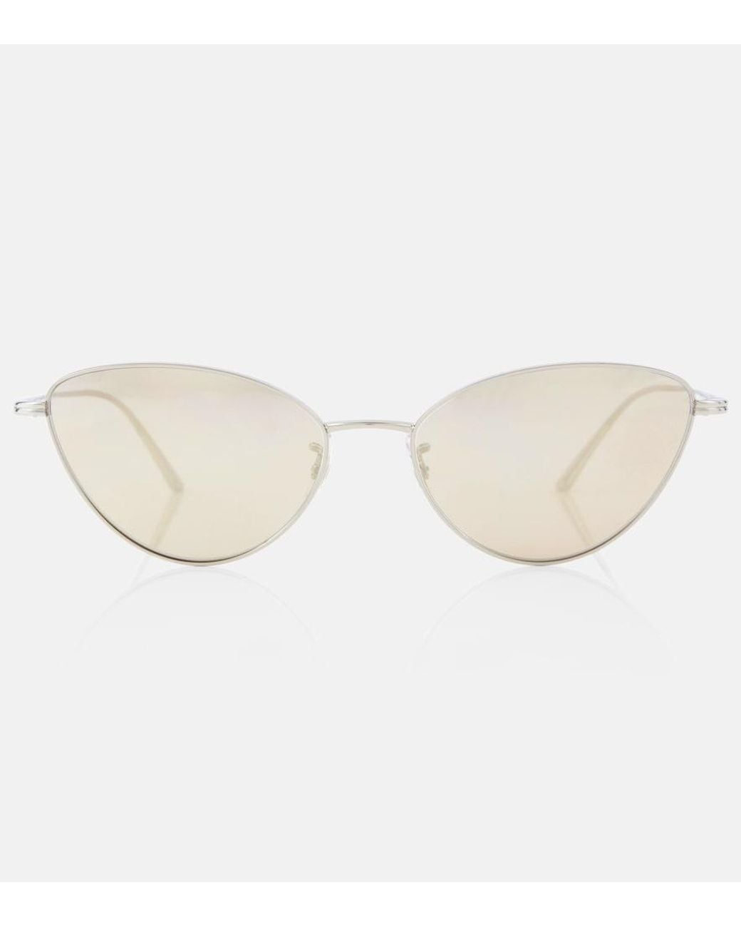 Khaite Natural Cat-Eye Acetate Sunglasses