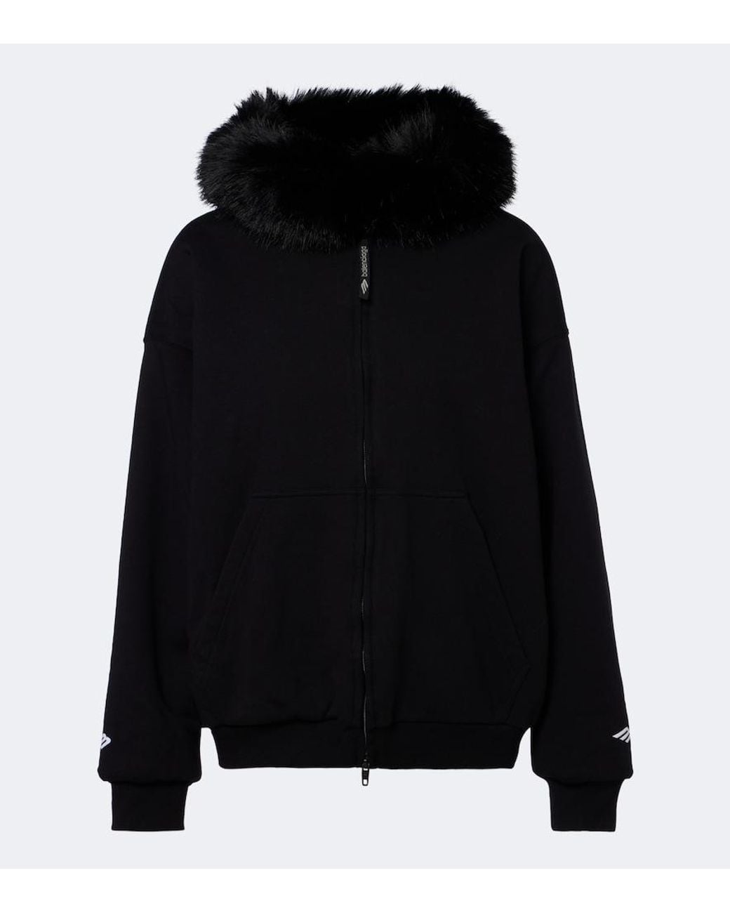 Balenciaga Black Technical Cotton Ski Jacket