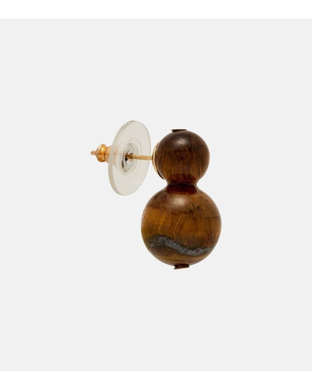 Jennifer Behr Brown Cara Beaded Earrings
