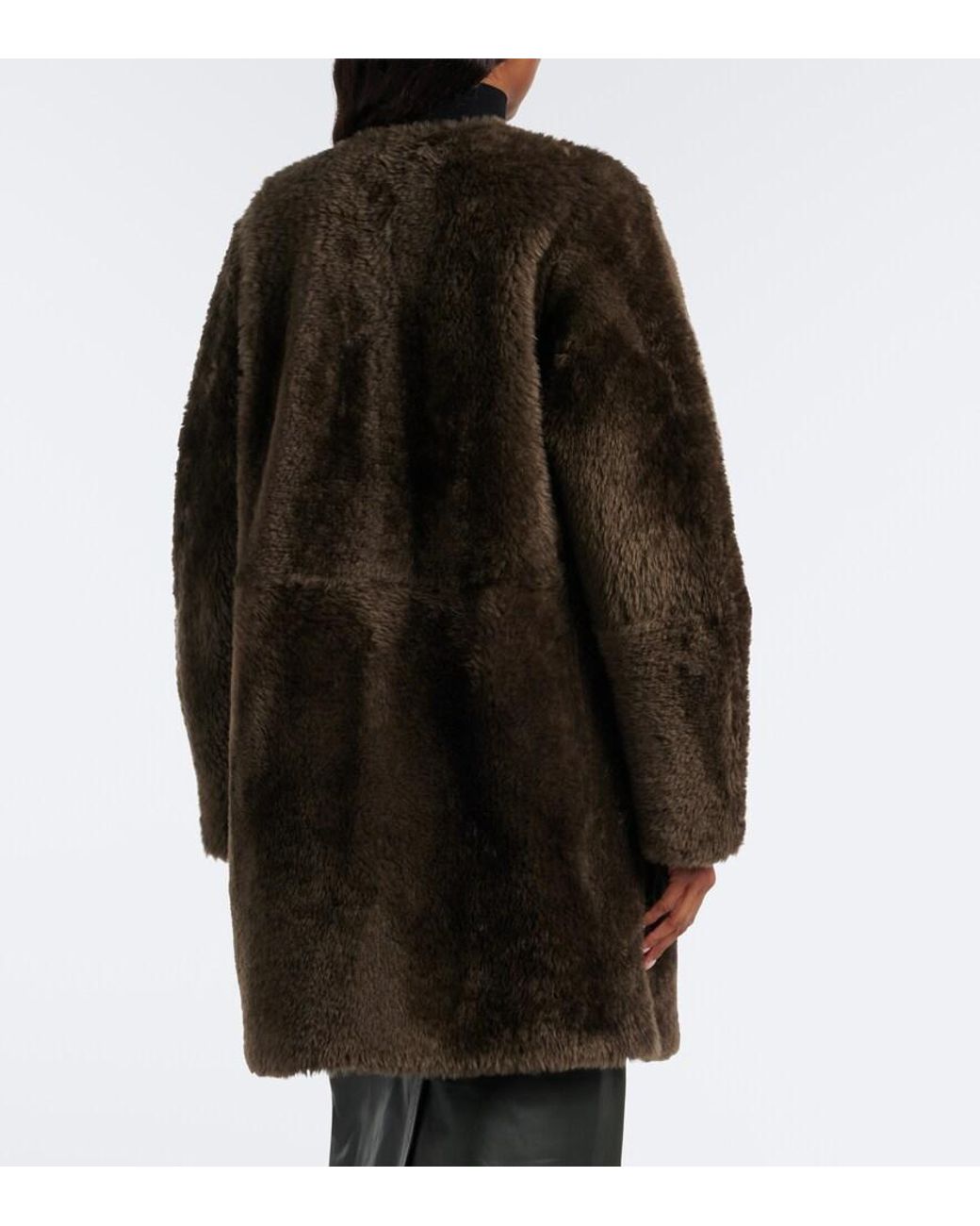 Vince Black Reversible Shearling Coat