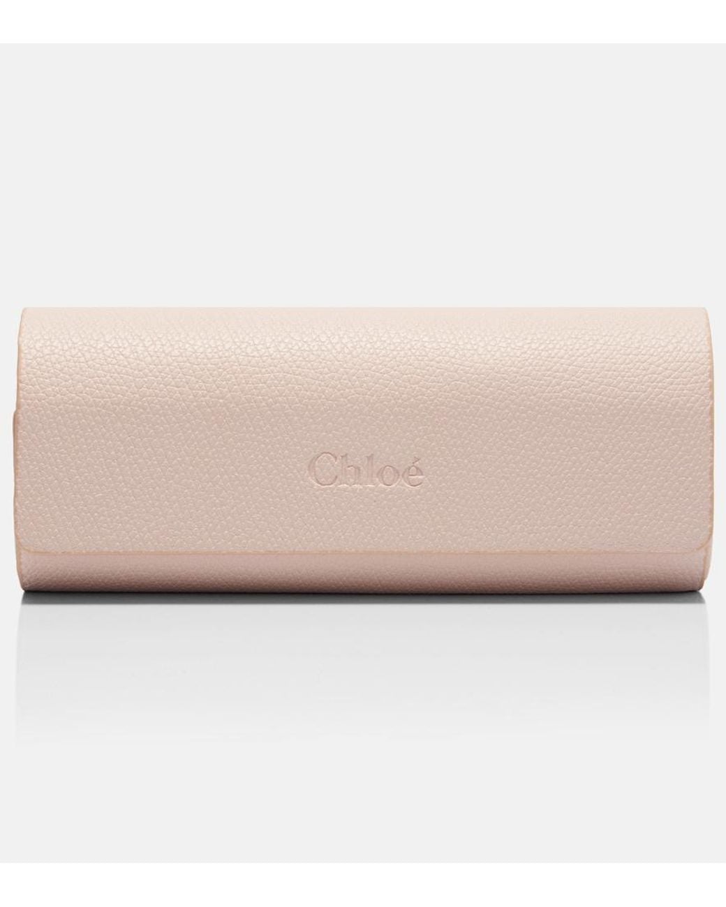 Chloé Brown Logo Oversized Sunglasses