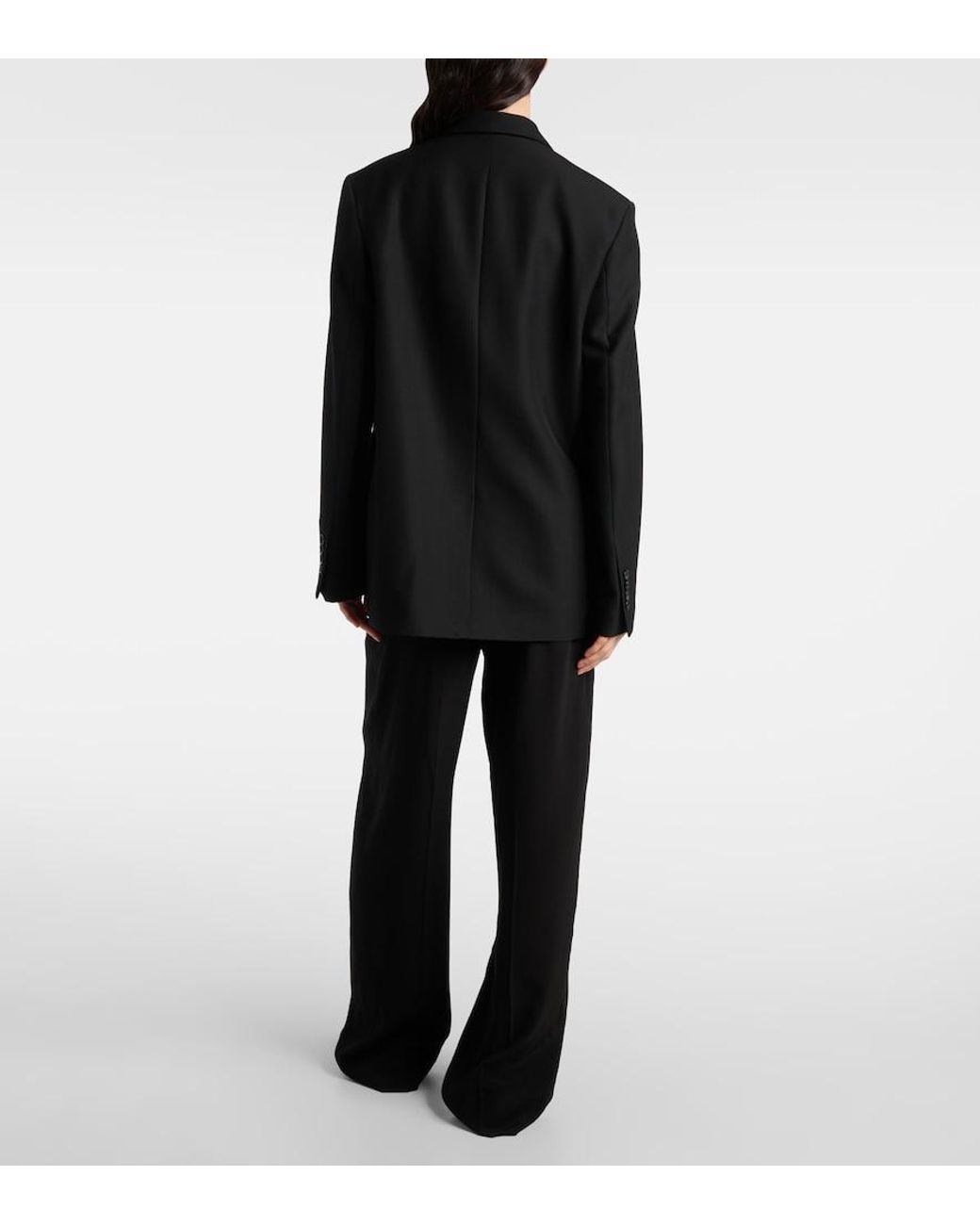 Totême Black Single-Breasted Blazer