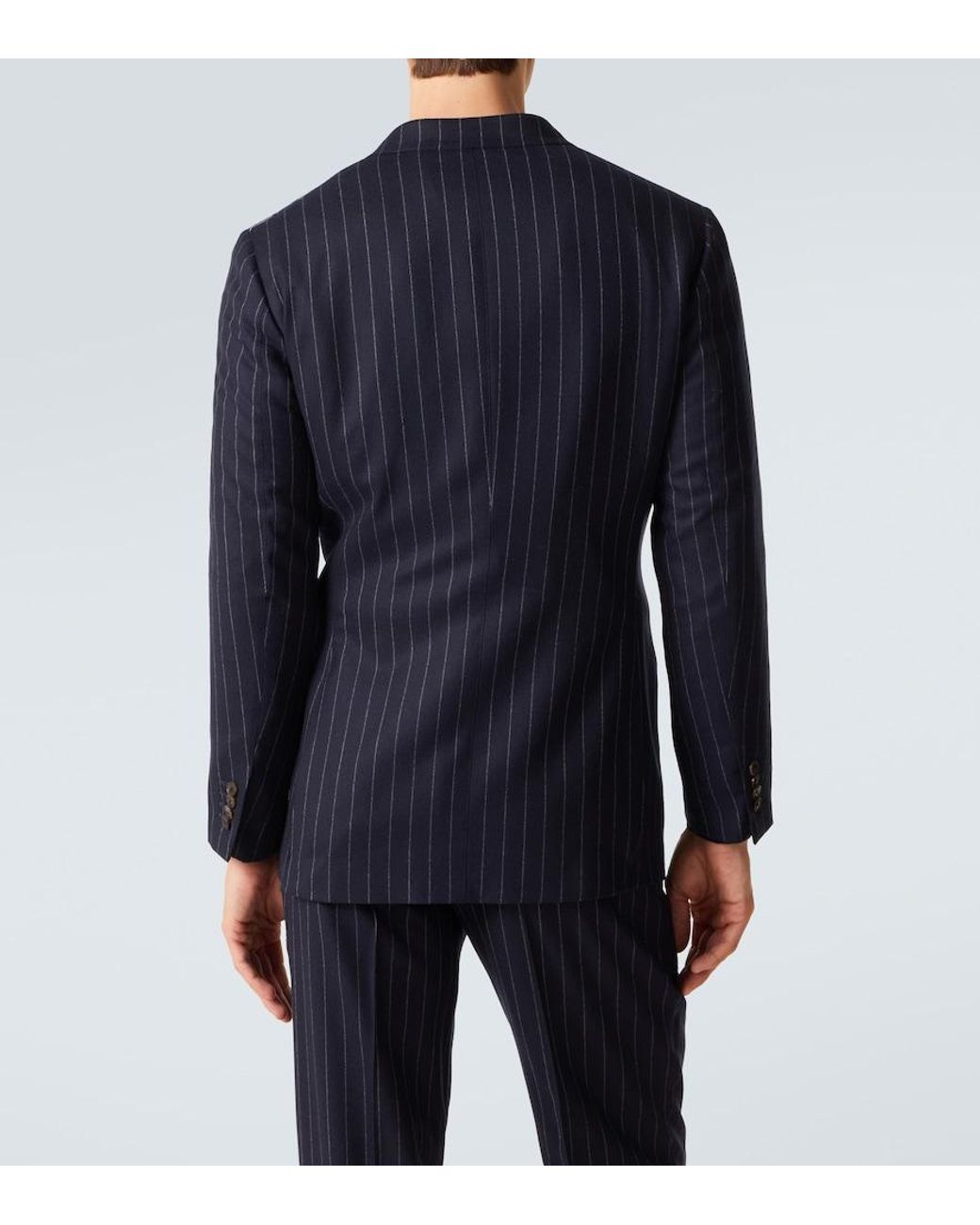Saman Amel Blazer Aus Wolle in Blue für Herren
