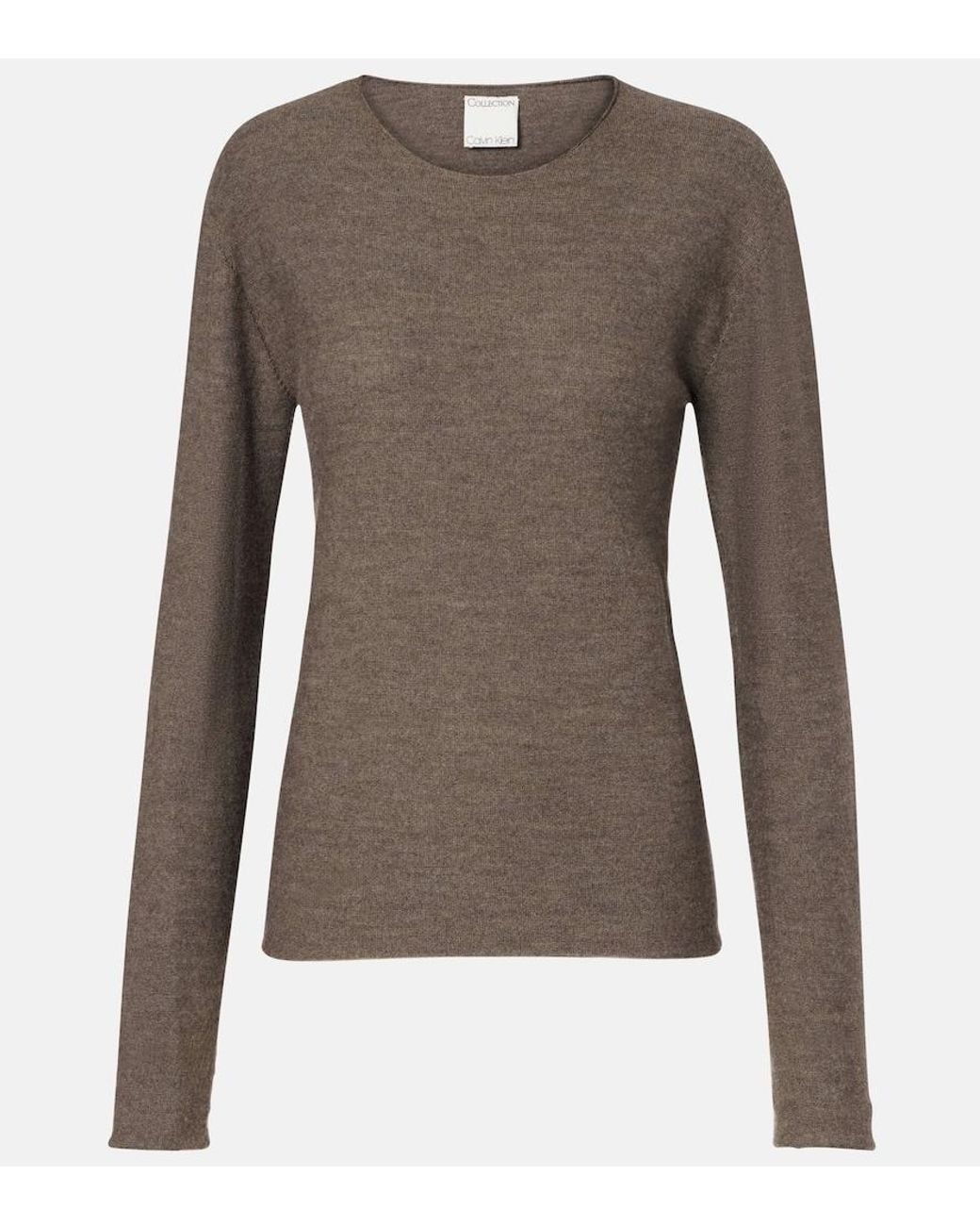 Calvin Klein Brown Wool Sweater