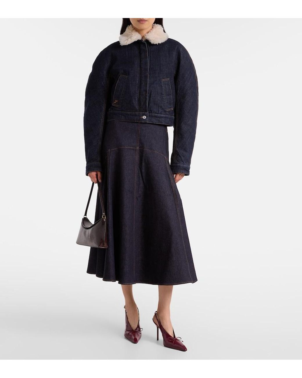 Jacquemus Blue Denim Blouson Jacket