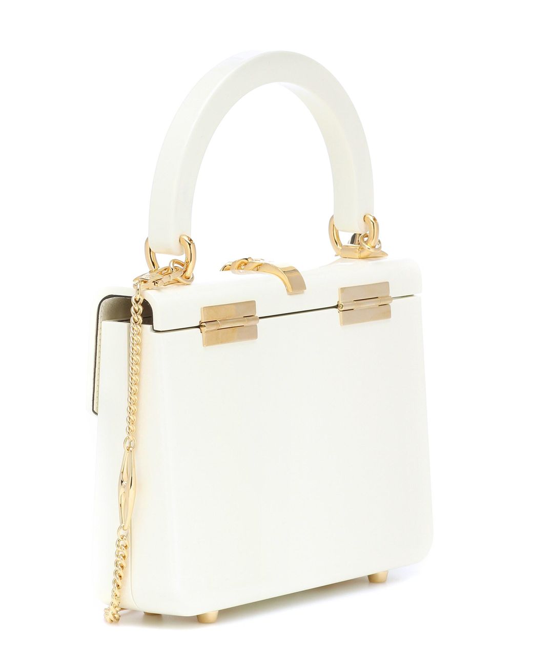 sylvie 1969 plexiglas mini top handle bag