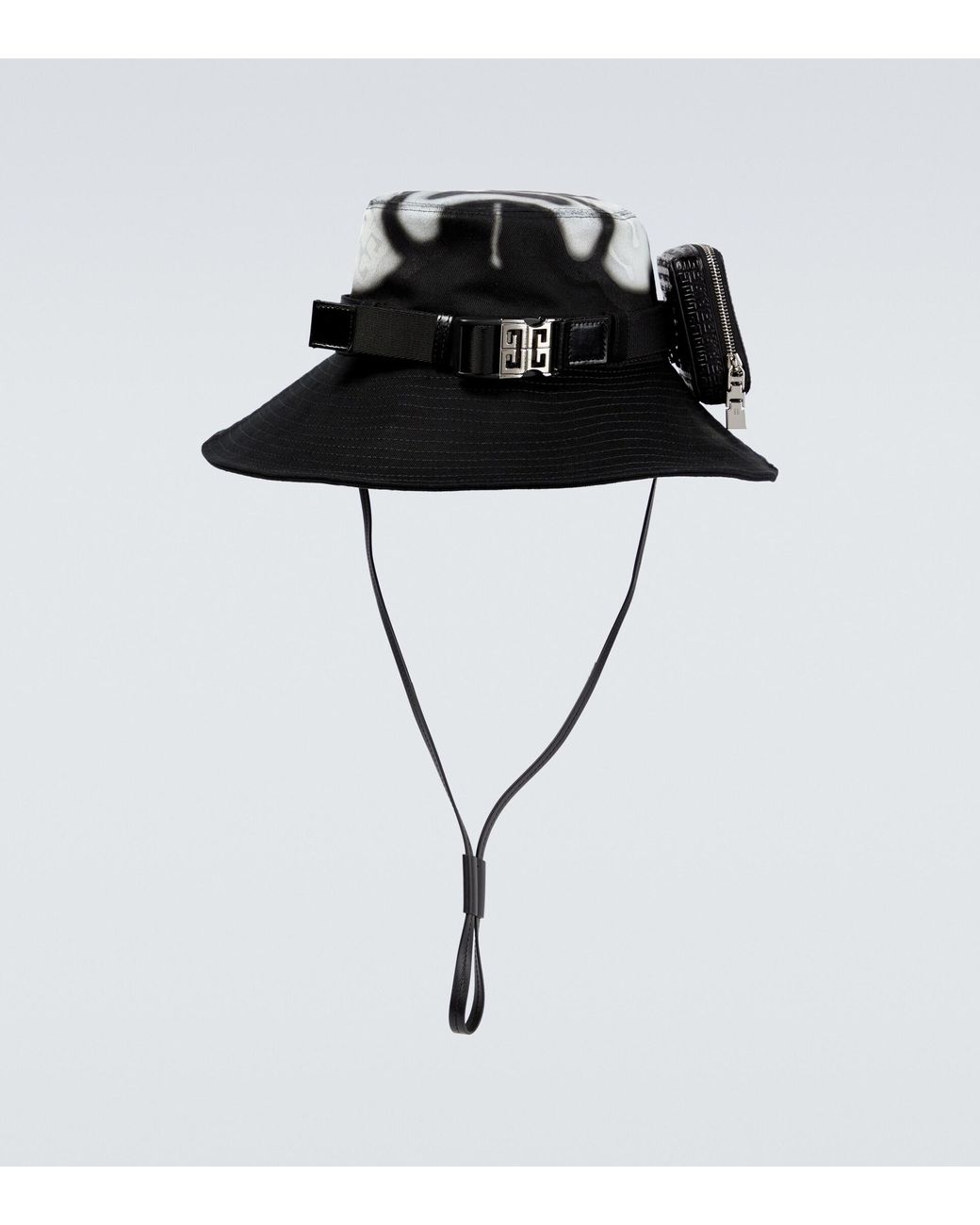 Givenchy Leather Bucket Hat in Black 