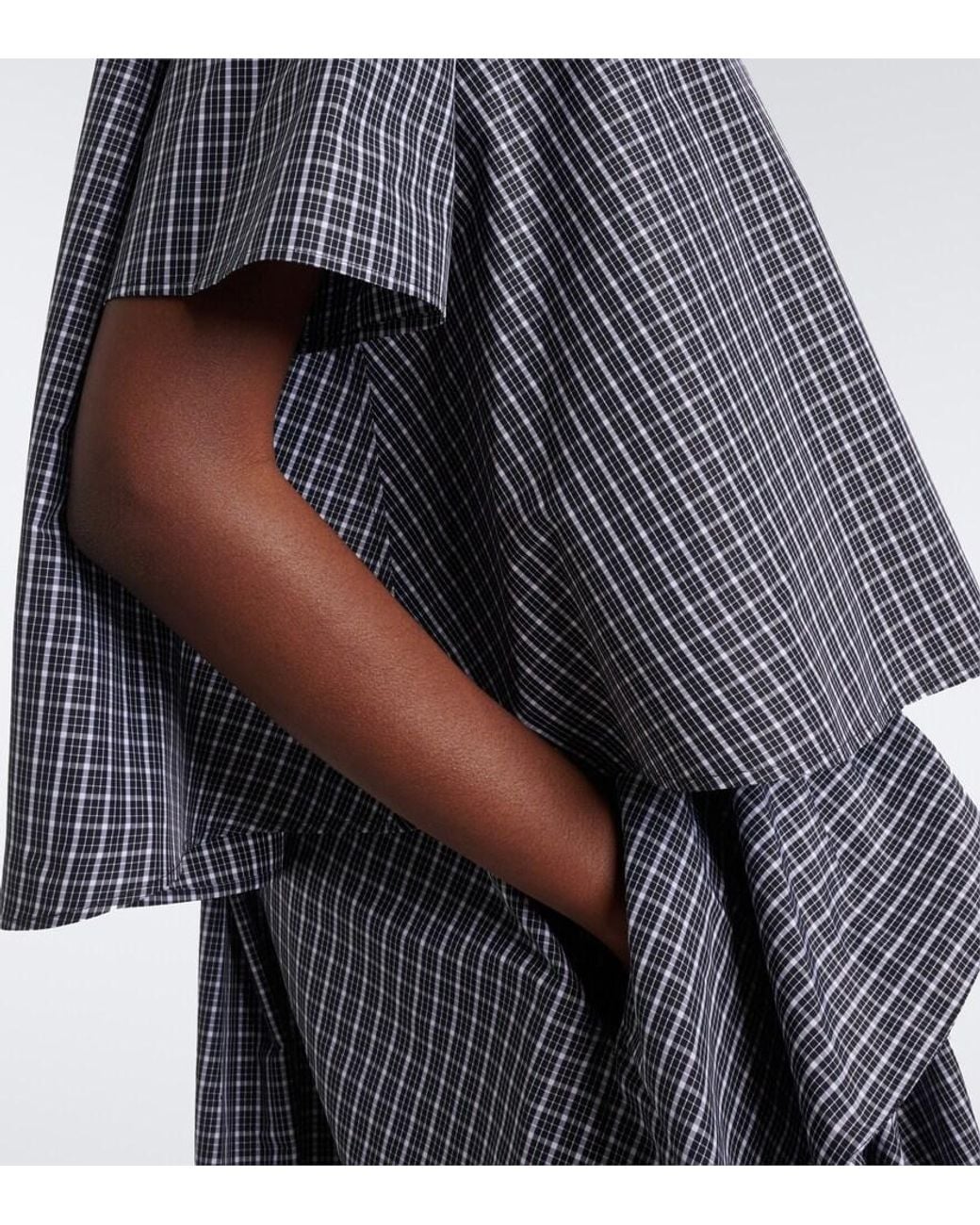 Loewe Gray Checked Cotton-Blend Shirt