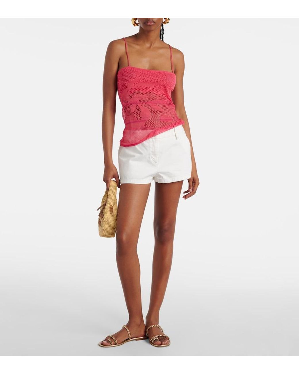 Top Alba En Coton Roberta Einer en coloris Pink