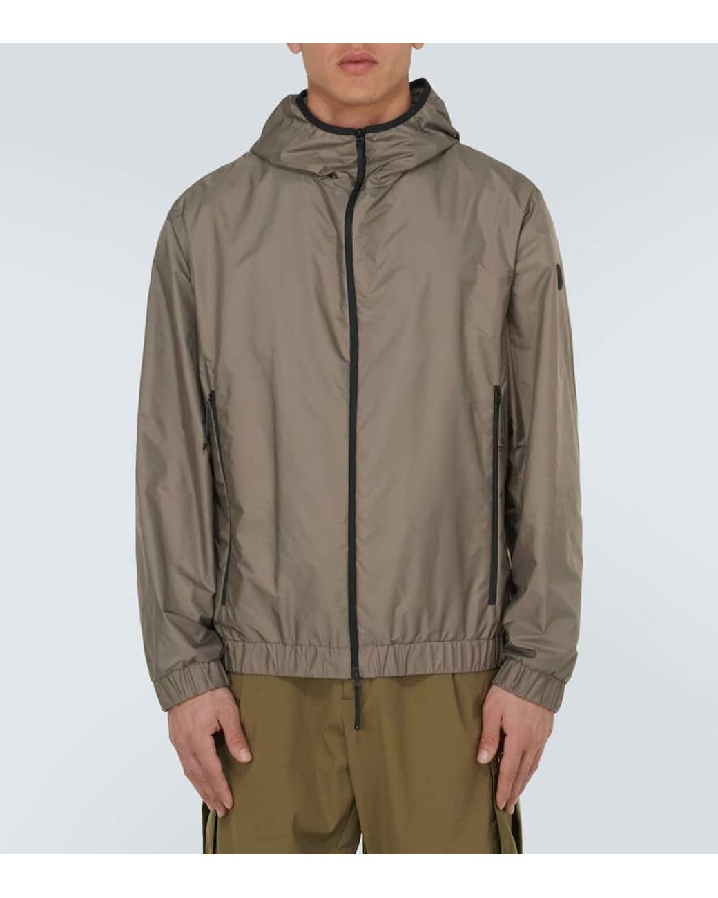 Moncler Algovia Raincoat in Green for Men | Lyst