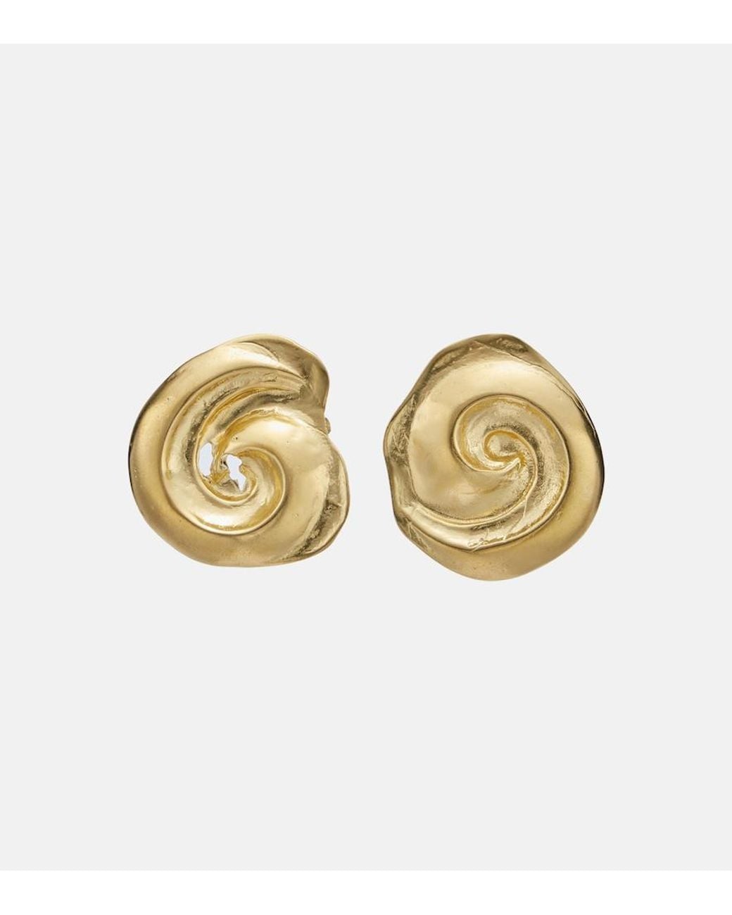 YSSO Metallic Cote 24Kt-Plated Earrings