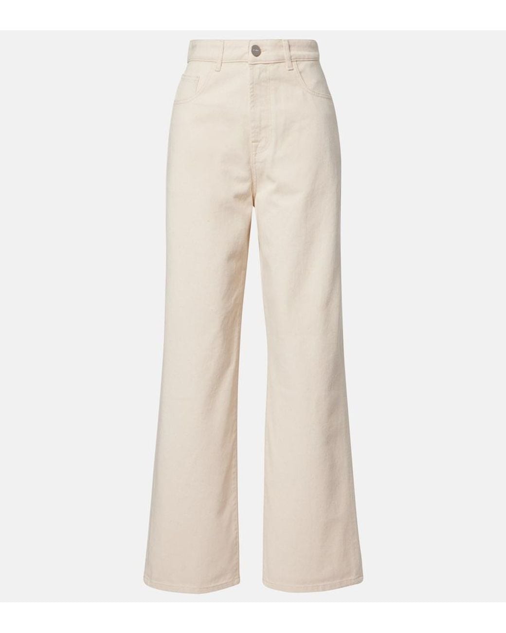 Rohe Natural Wide-Leg Jeans