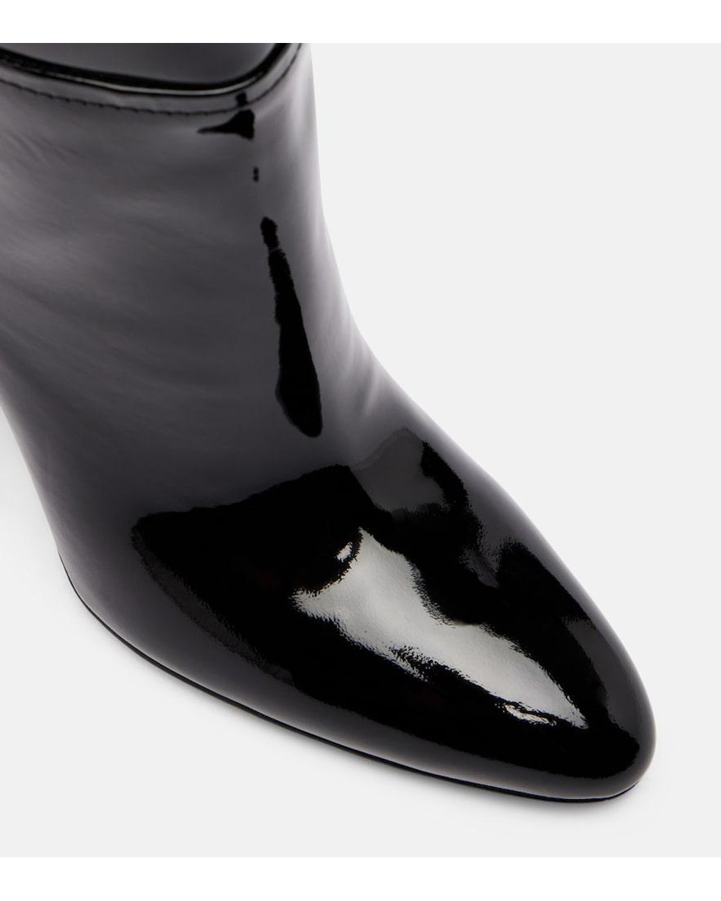 Paris Texas Black Lavinia 100 Patent Leather Knee-High Boots
