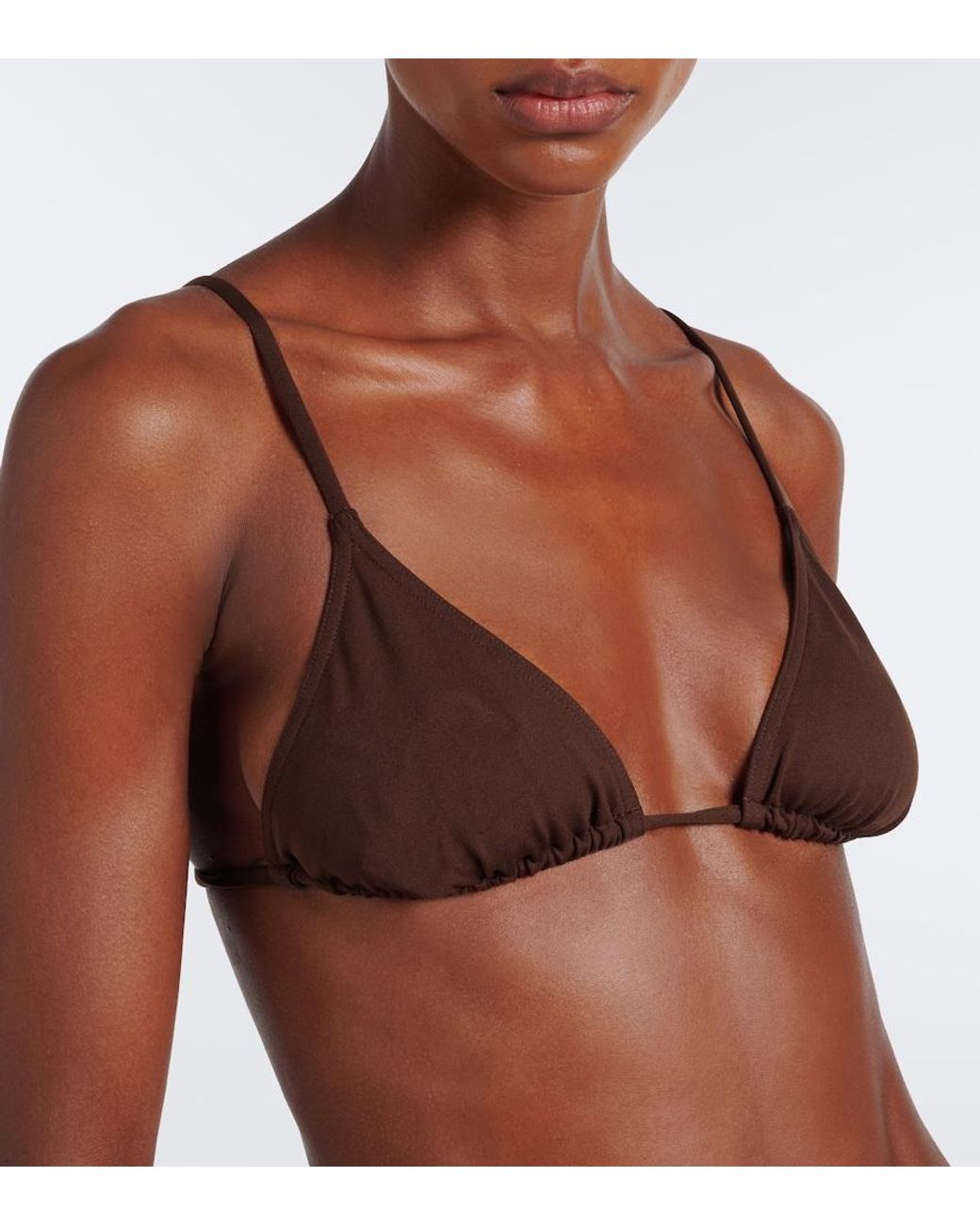 Eres Brown Mouna Bikini Top