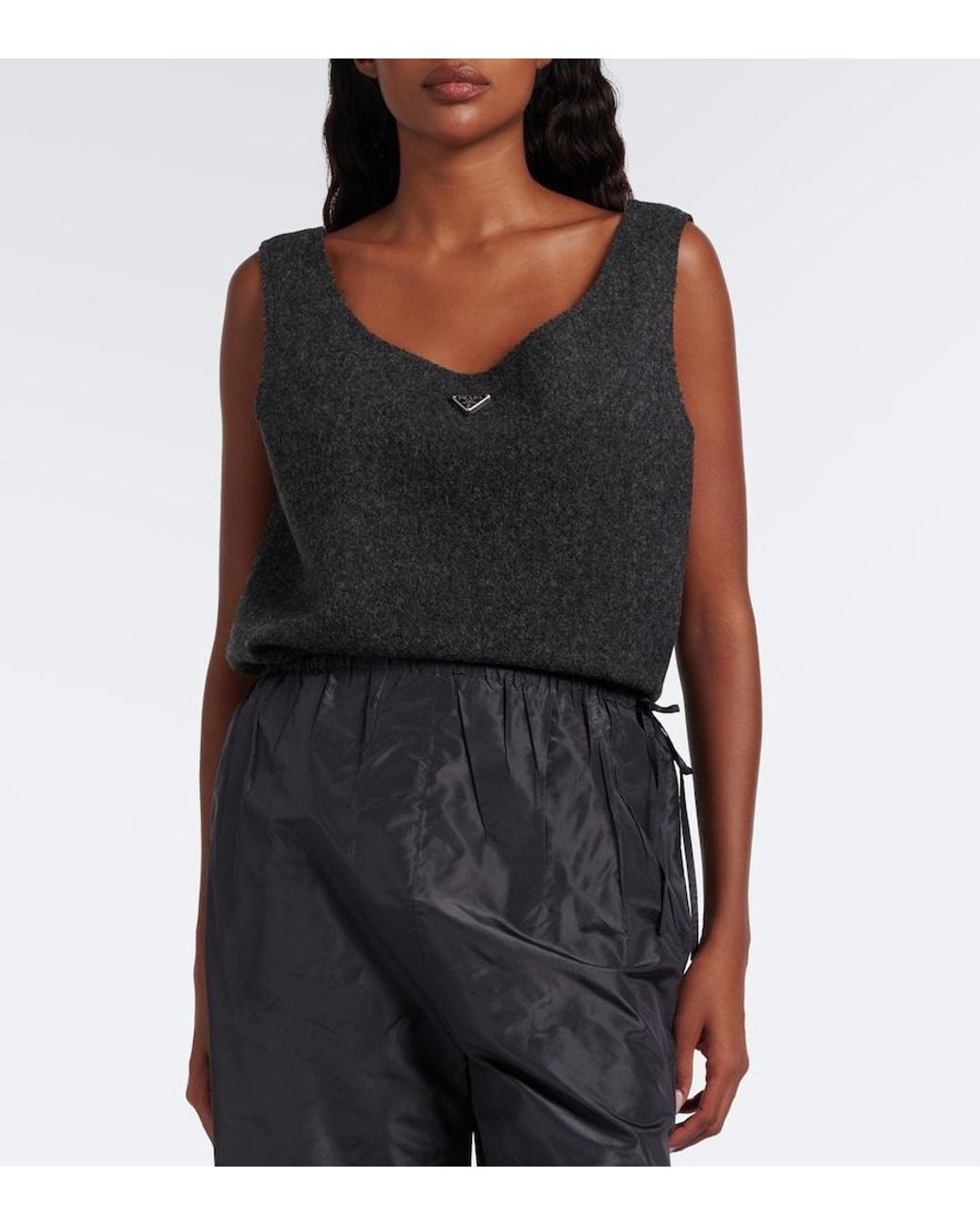 Prada Black Virgin Wool Top
