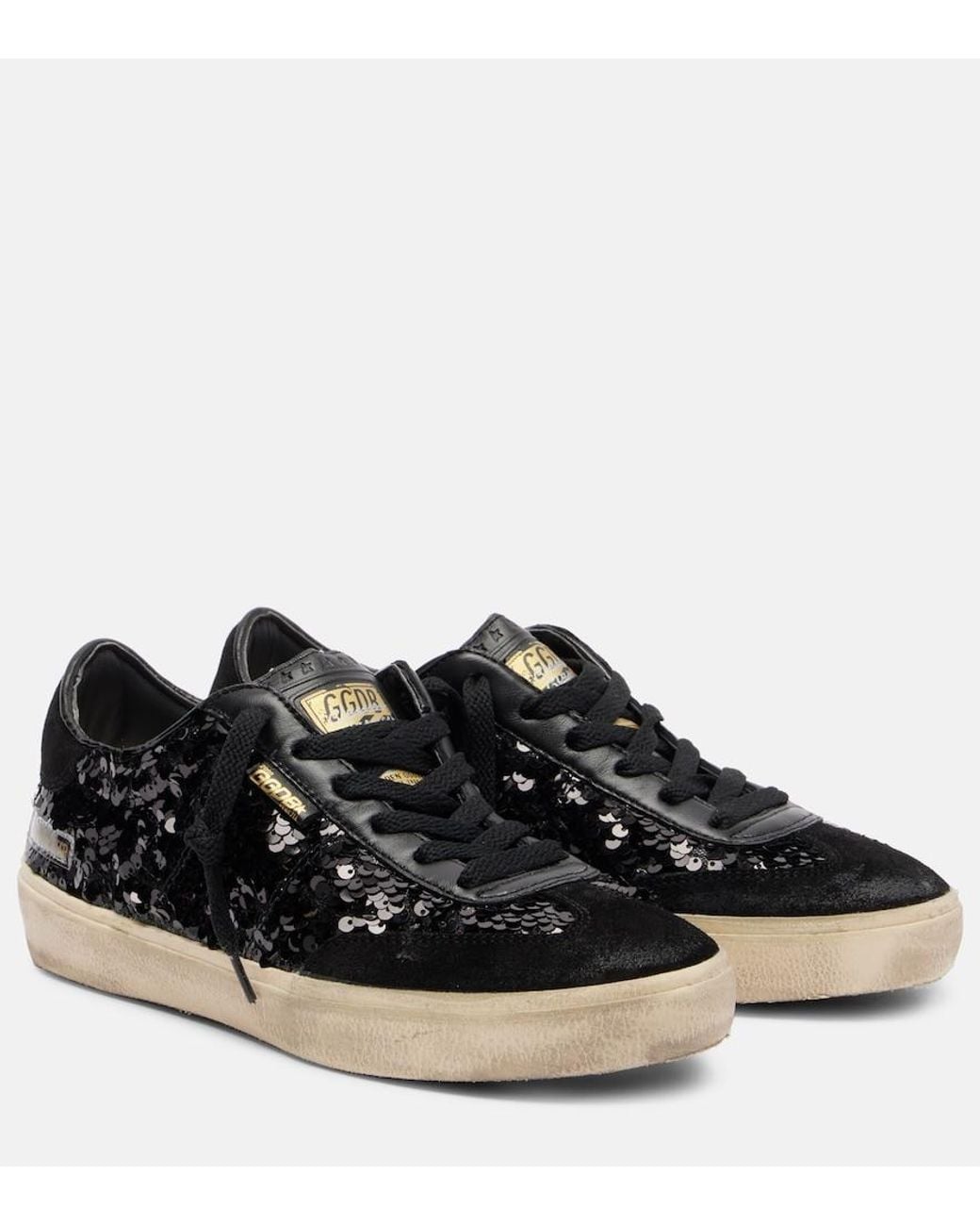 Golden Goose Deluxe Brand Black Soul-Star Sneakers