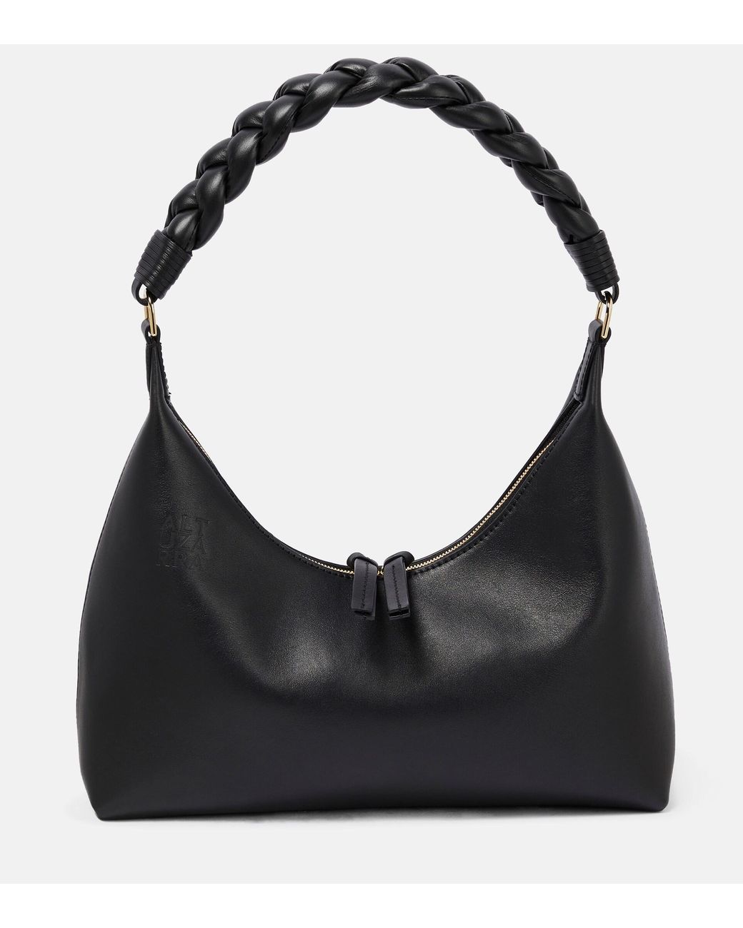 Altuzarra Braided Leather Shoulder Bag in Black | Lyst