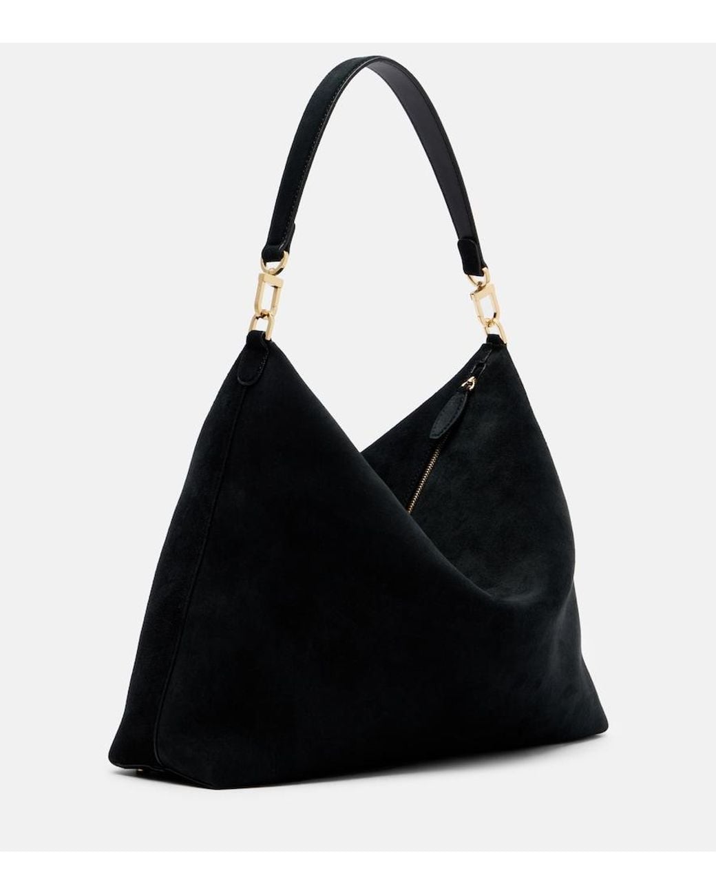 Totême Black Suede Tote Bag