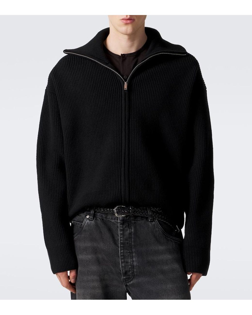 Pullover di Studio Nicholson in Black da Uomo