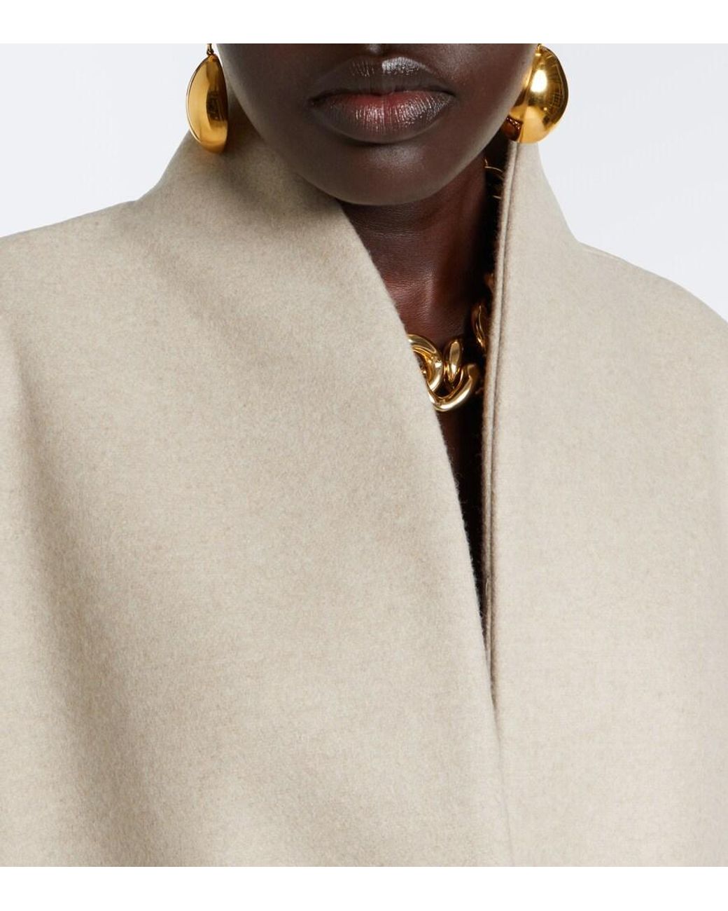 Isabel Marant Natural Toria Wool And Cashmere Jacket