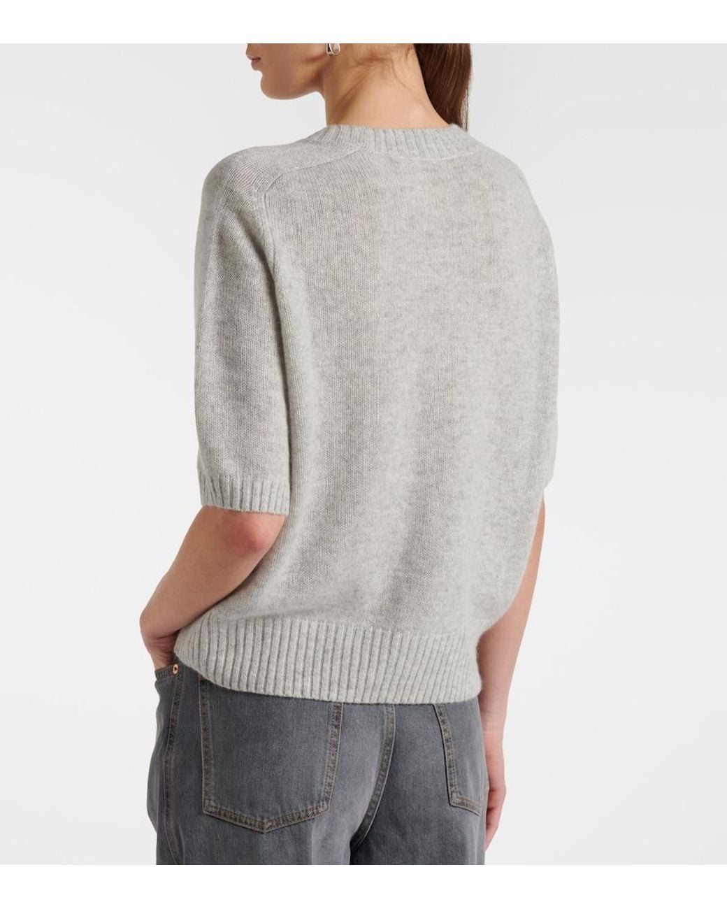 Jardin Des Orangers White Cashmere Sweater