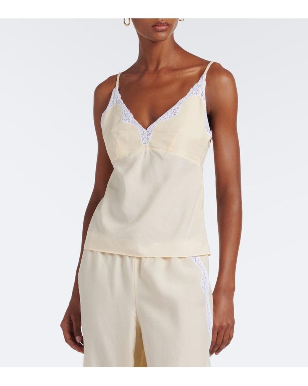 Posse White Tabitha Embroidered Top